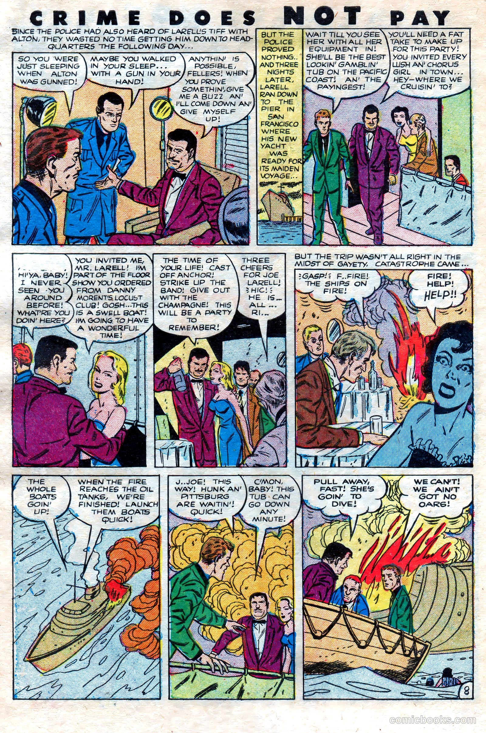 Crime Does Not Pay #127 (1953) — page 10 of 36