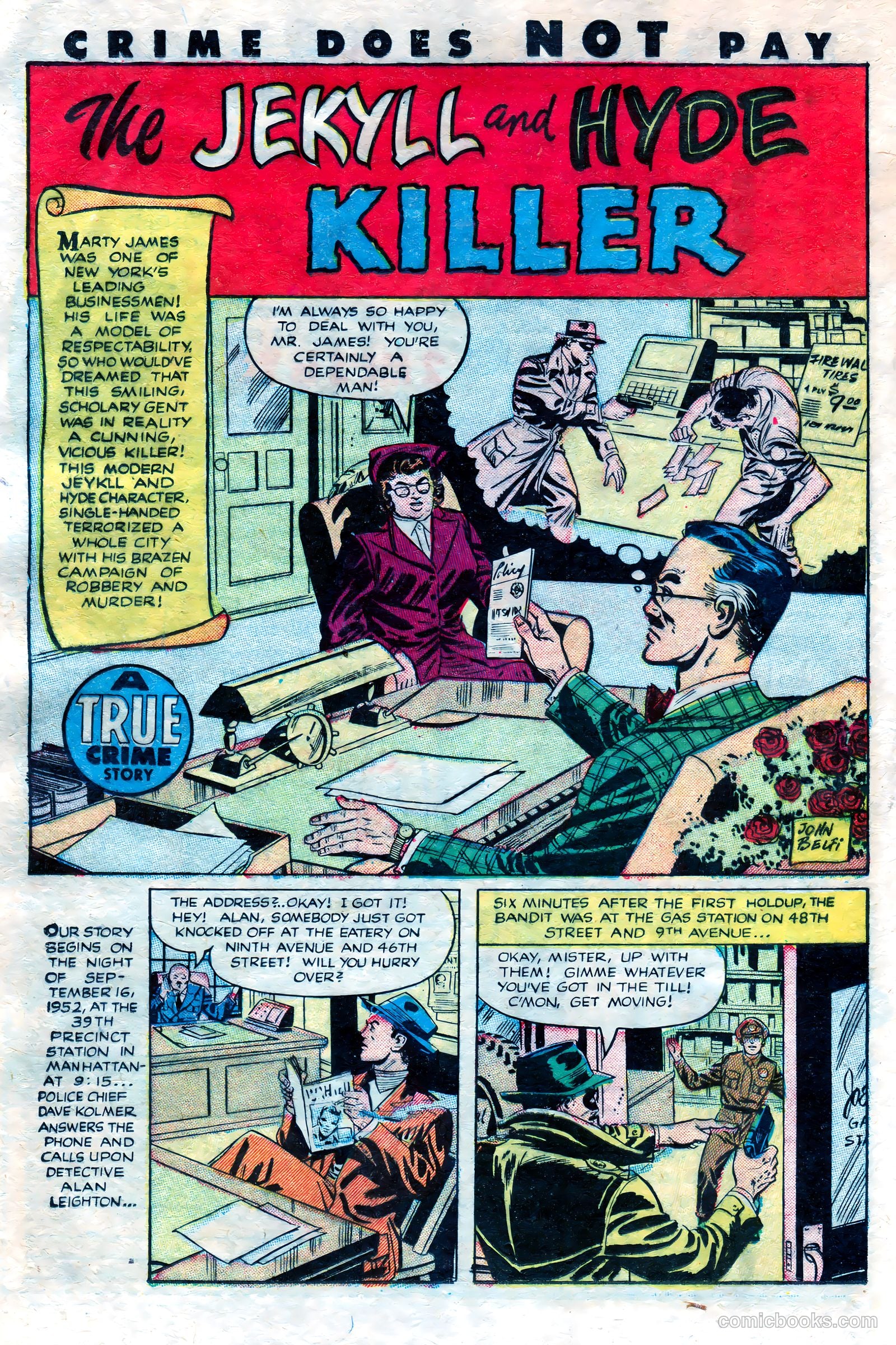 Crime Does Not Pay #127 (1953) — page 16 of 36