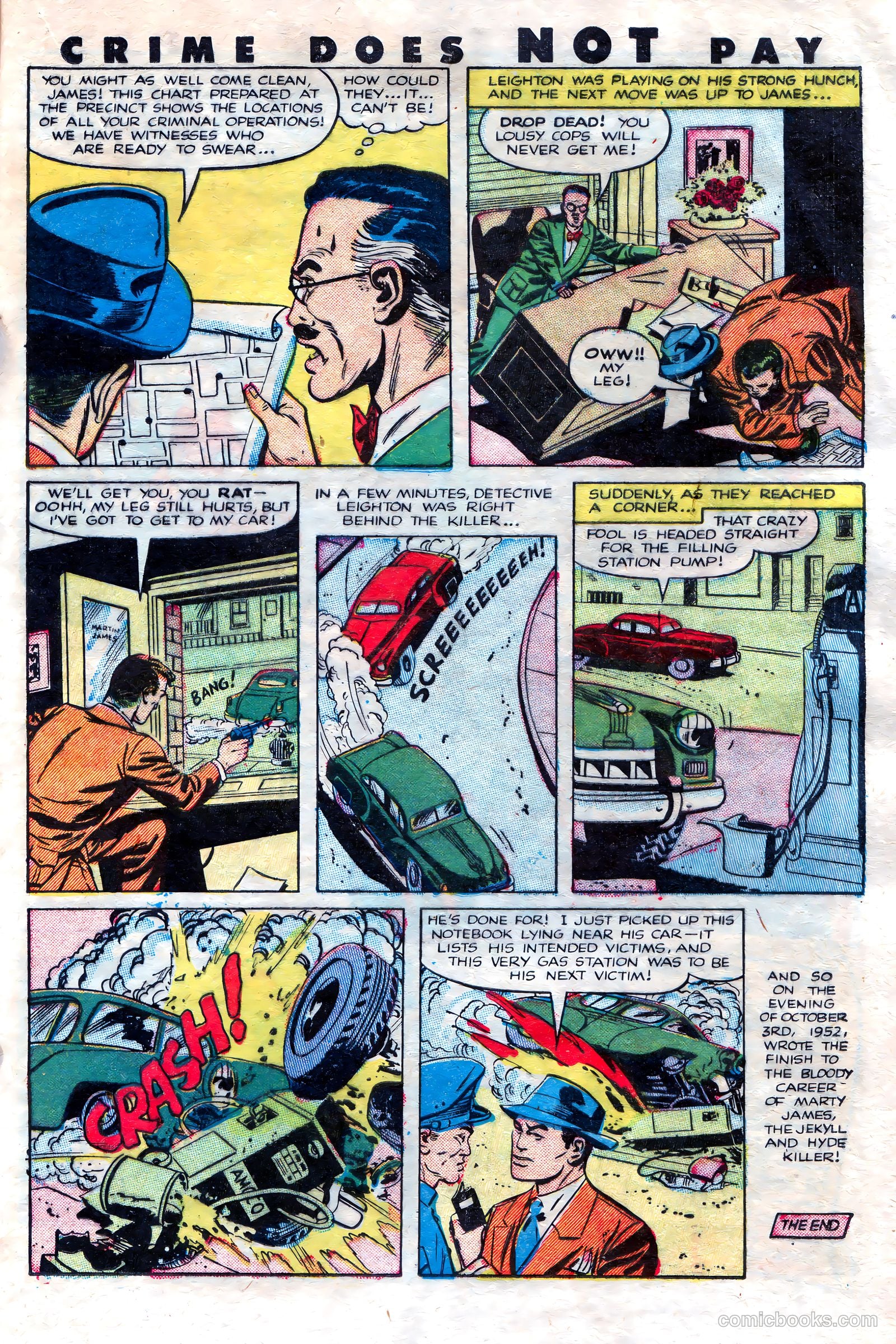 Crime Does Not Pay #127 (1953) — page 21 of 36