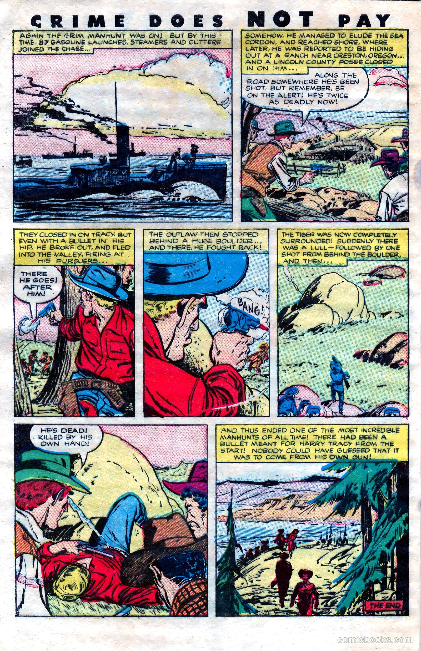 Crime Does Not Pay #127 (1953) — page 32 of 36