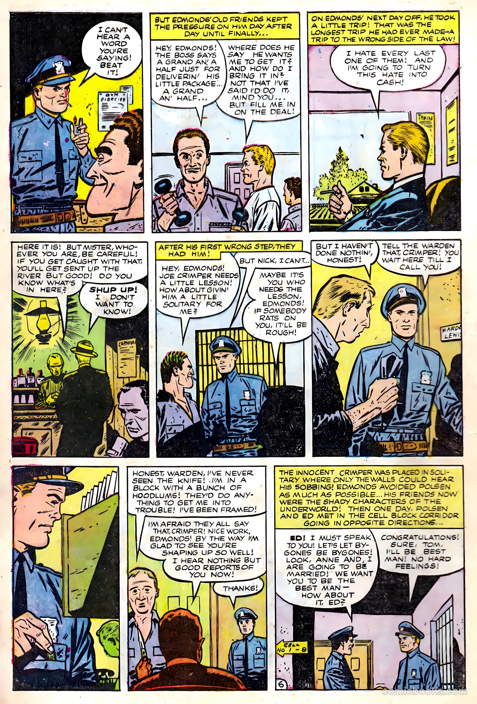 Crime Does Not Pay #130 (1953) — page 8 of 36