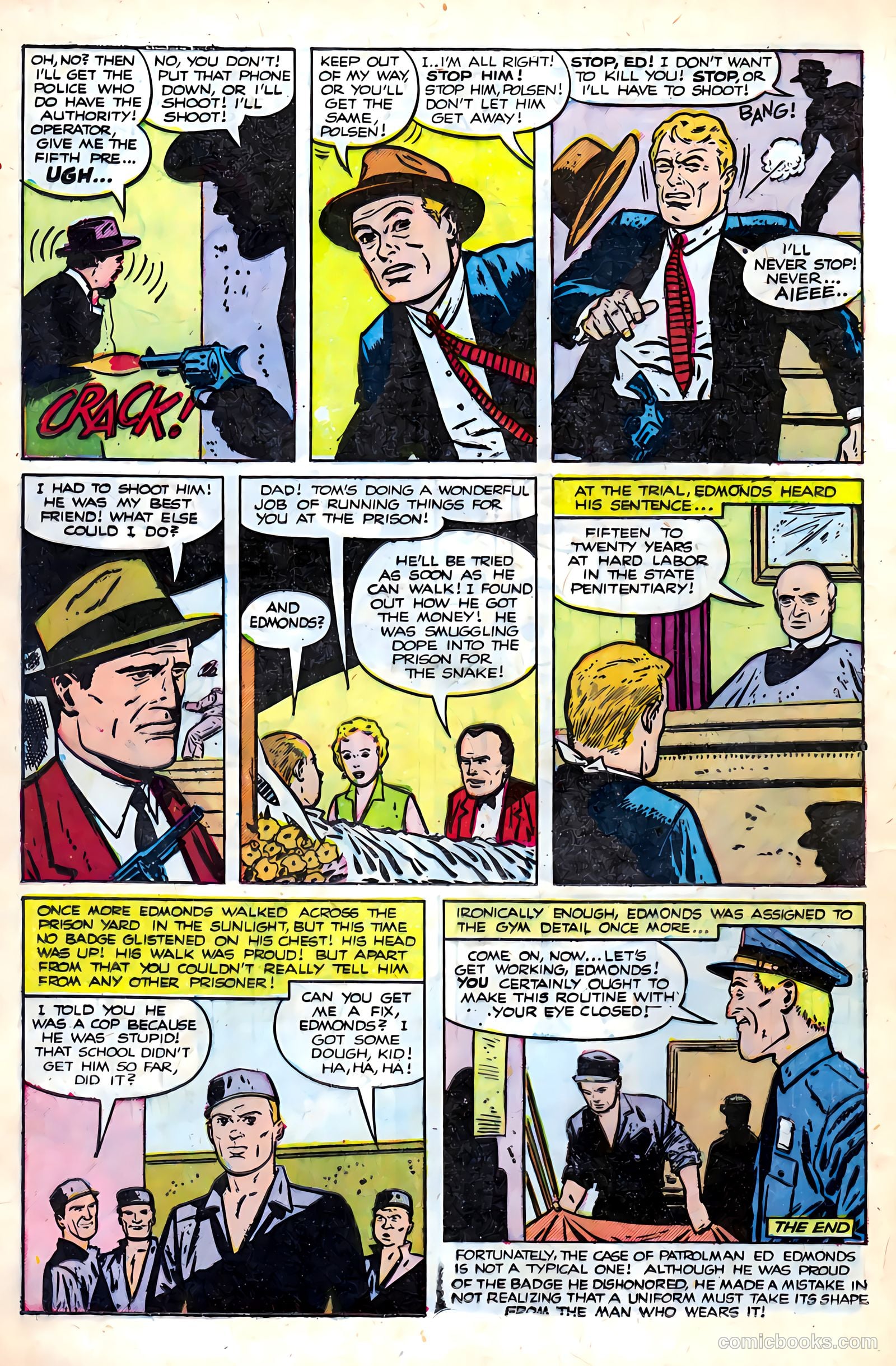 Crime Does Not Pay #130 (1953) — page 12 of 36