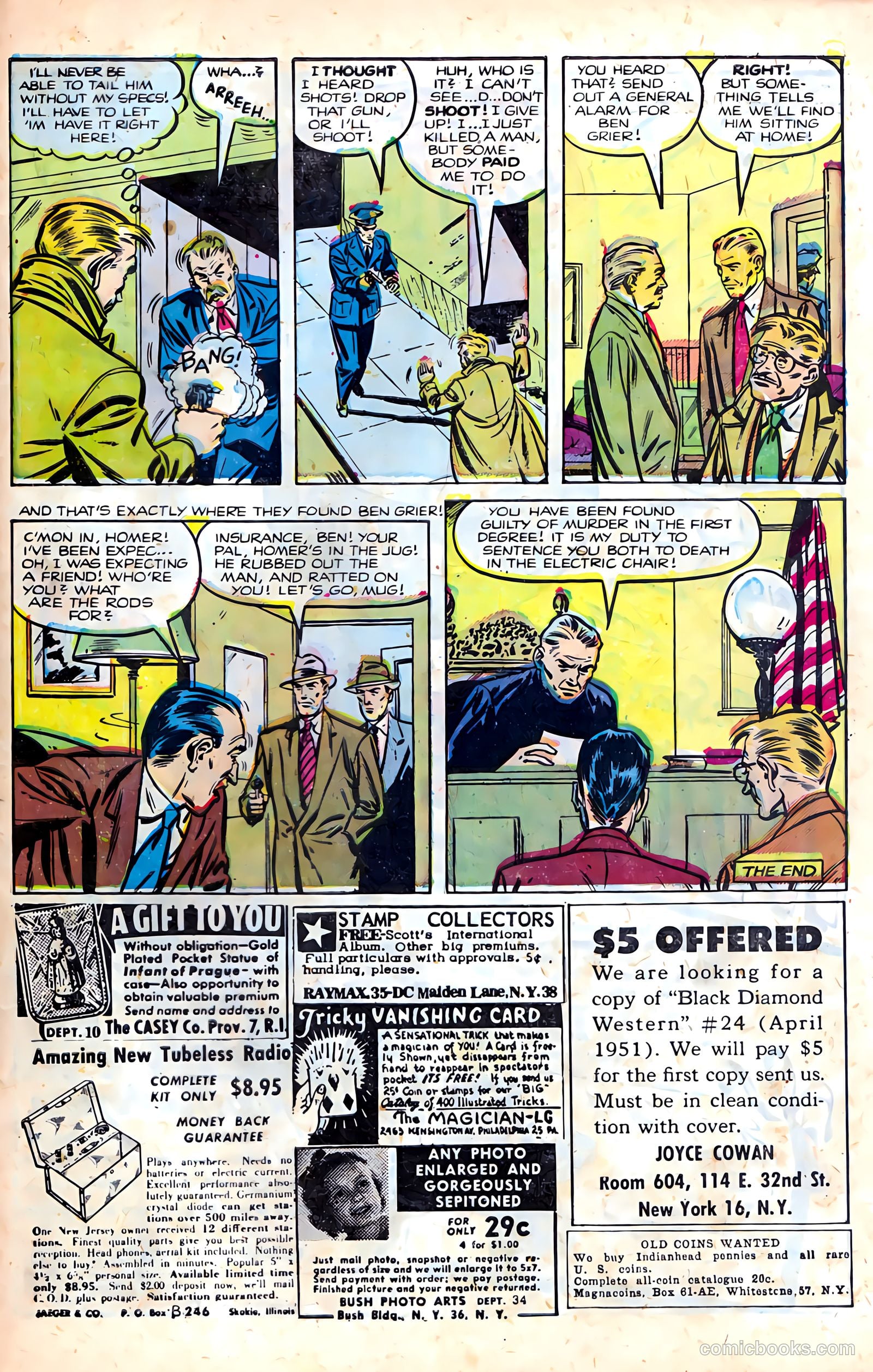 Crime Does Not Pay #130 (1953) — page 31 of 36