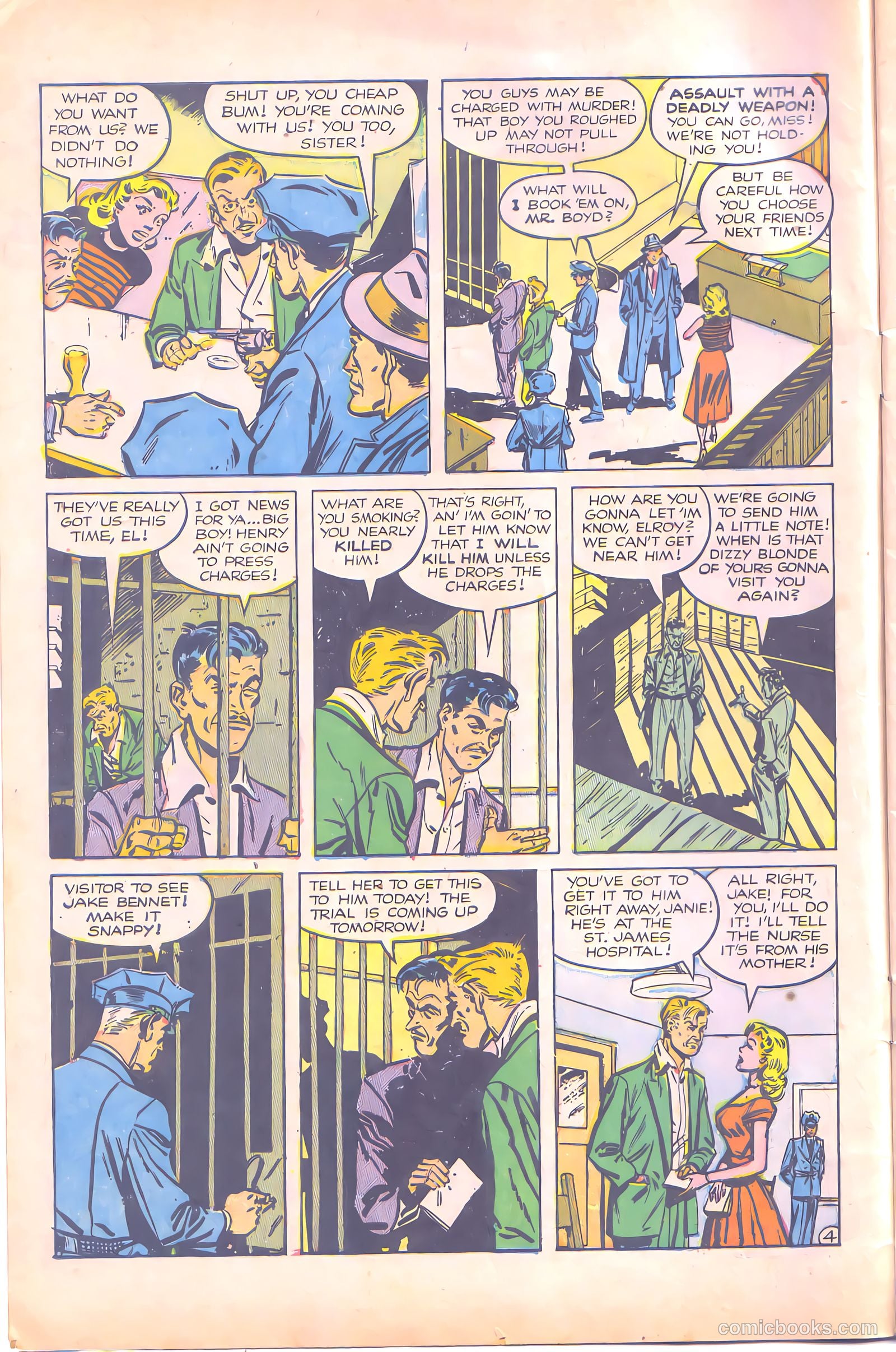 Crime Does Not Pay #131 (1954) — page 6 of 36