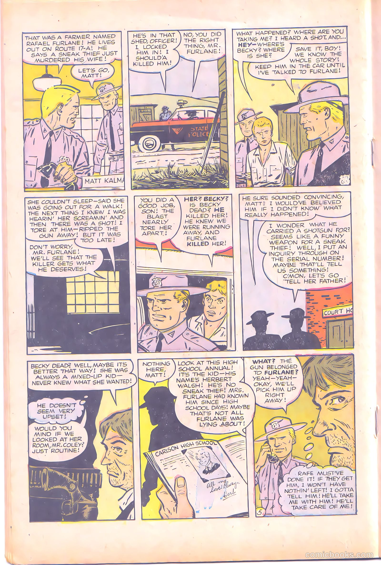 Crime Does Not Pay #131 (1954) — page 18 of 36