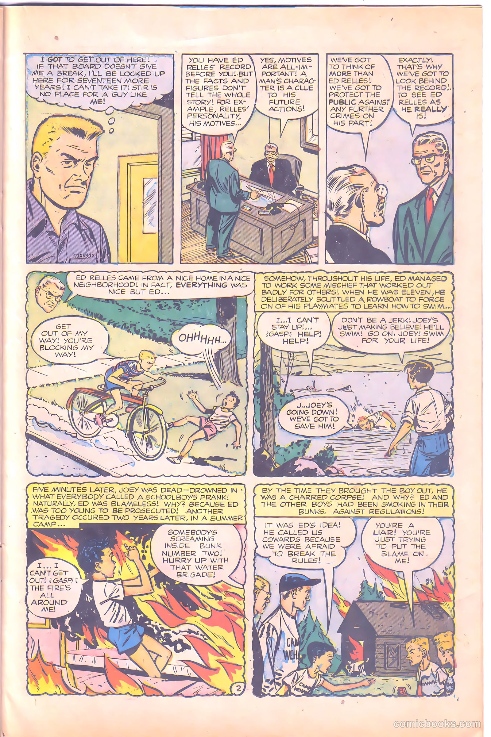 Crime Does Not Pay #131 (1954) — page 23 of 36