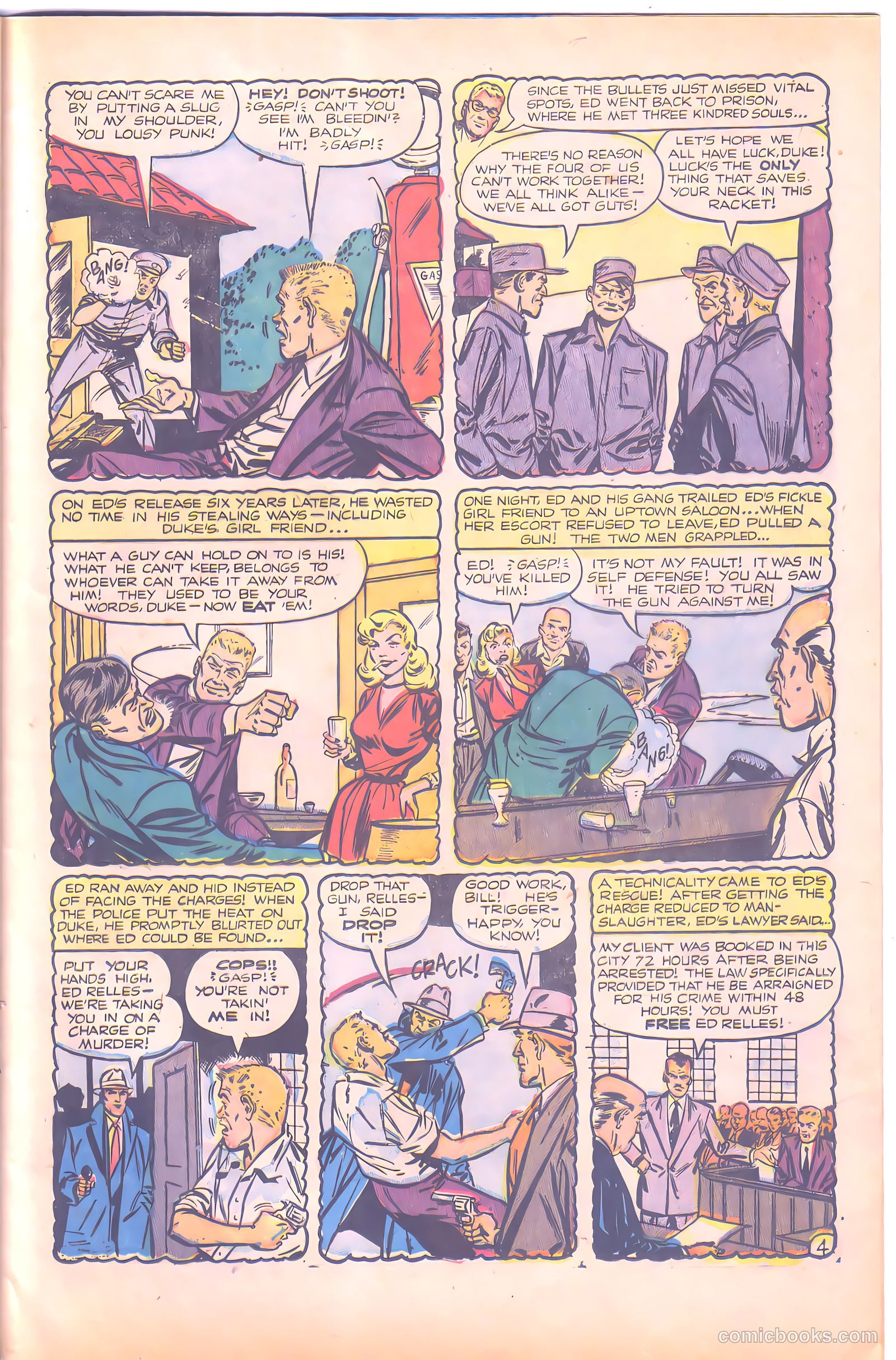 Crime Does Not Pay #131 (1954) — page 25 of 36