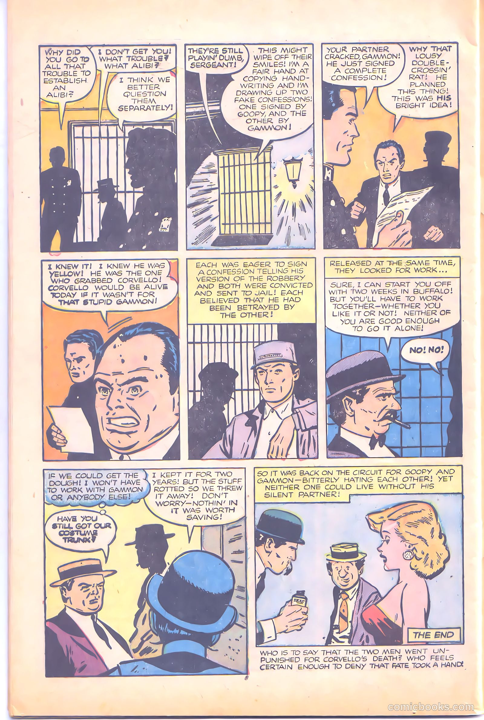 Crime Does Not Pay #131 (1954) — page 32 of 36