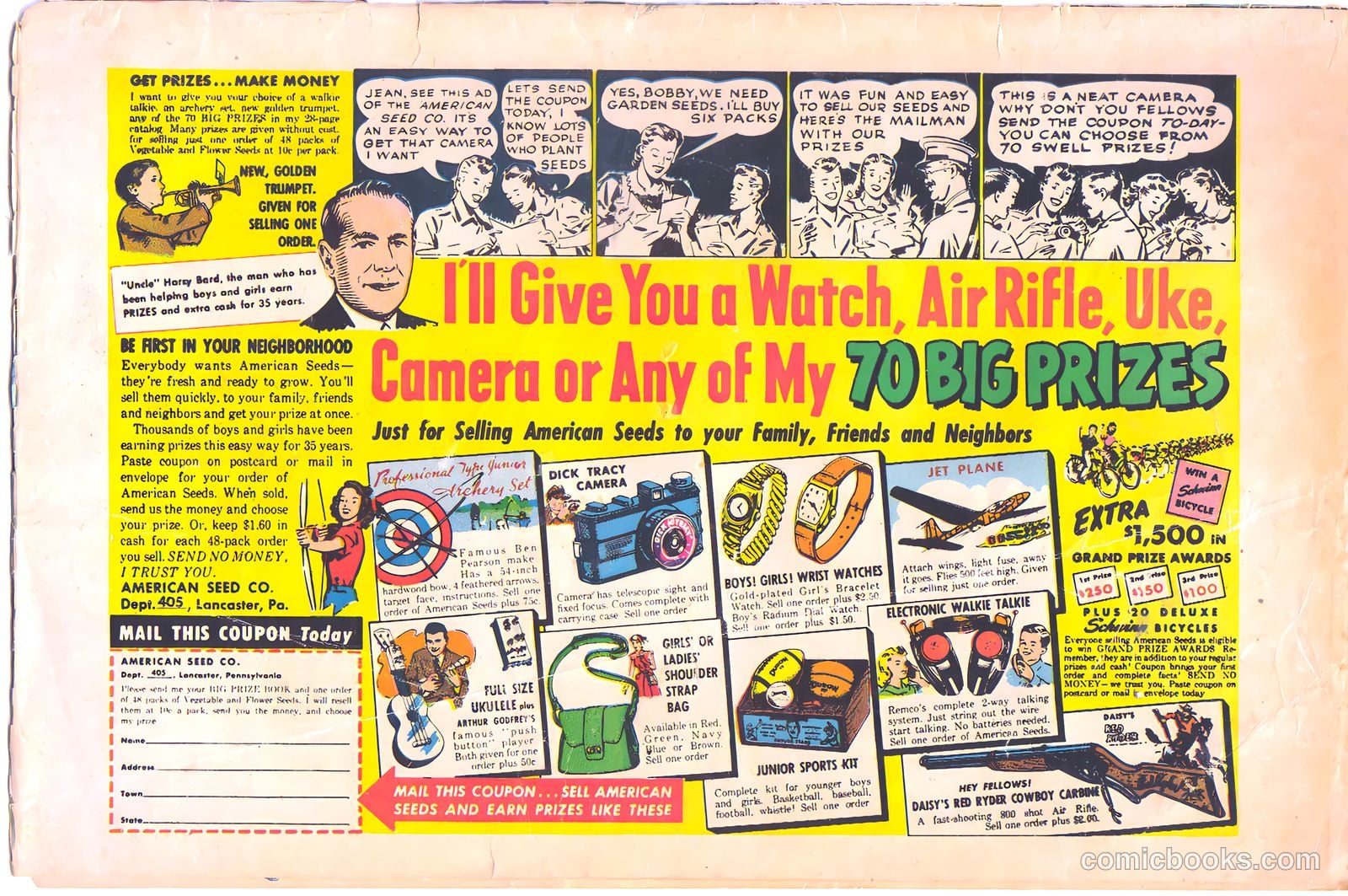 Crime Does Not Pay #131 (1954) — page 36 of 36
