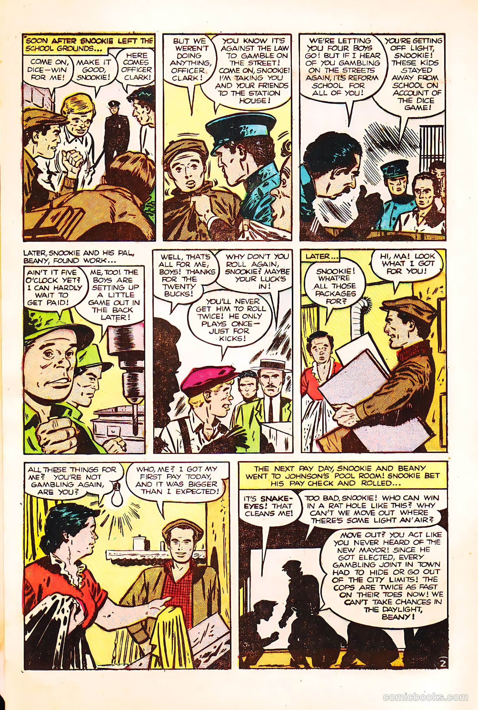 Crime Does Not Pay #132 (1954) — page 4 of 36