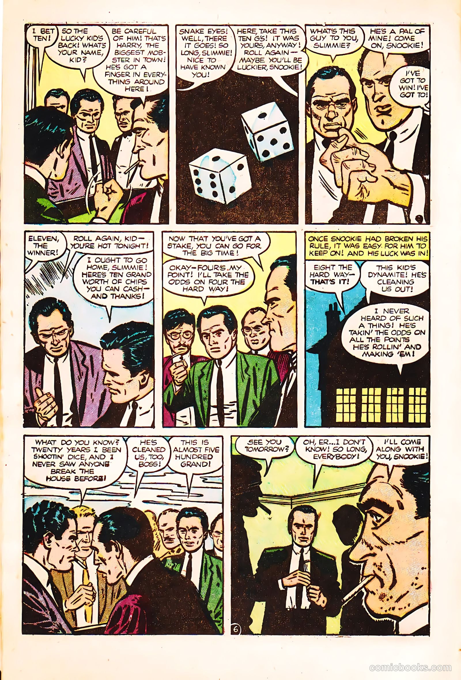 Crime Does Not Pay #132 (1954) — page 8 of 36