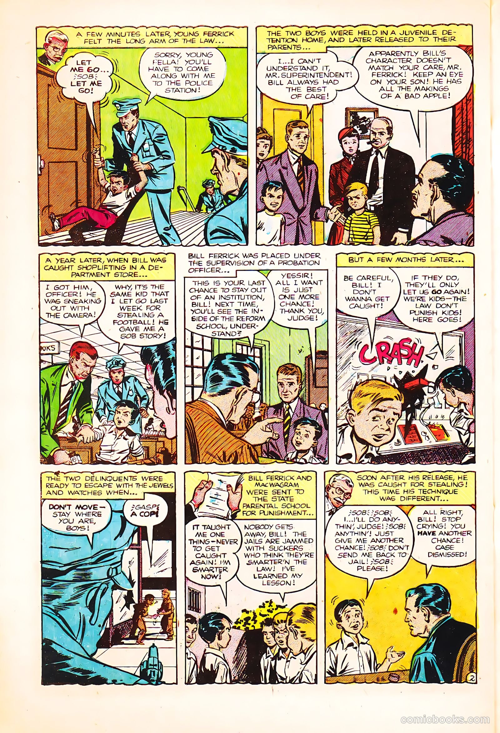 Crime Does Not Pay #132 (1954) — page 30 of 36