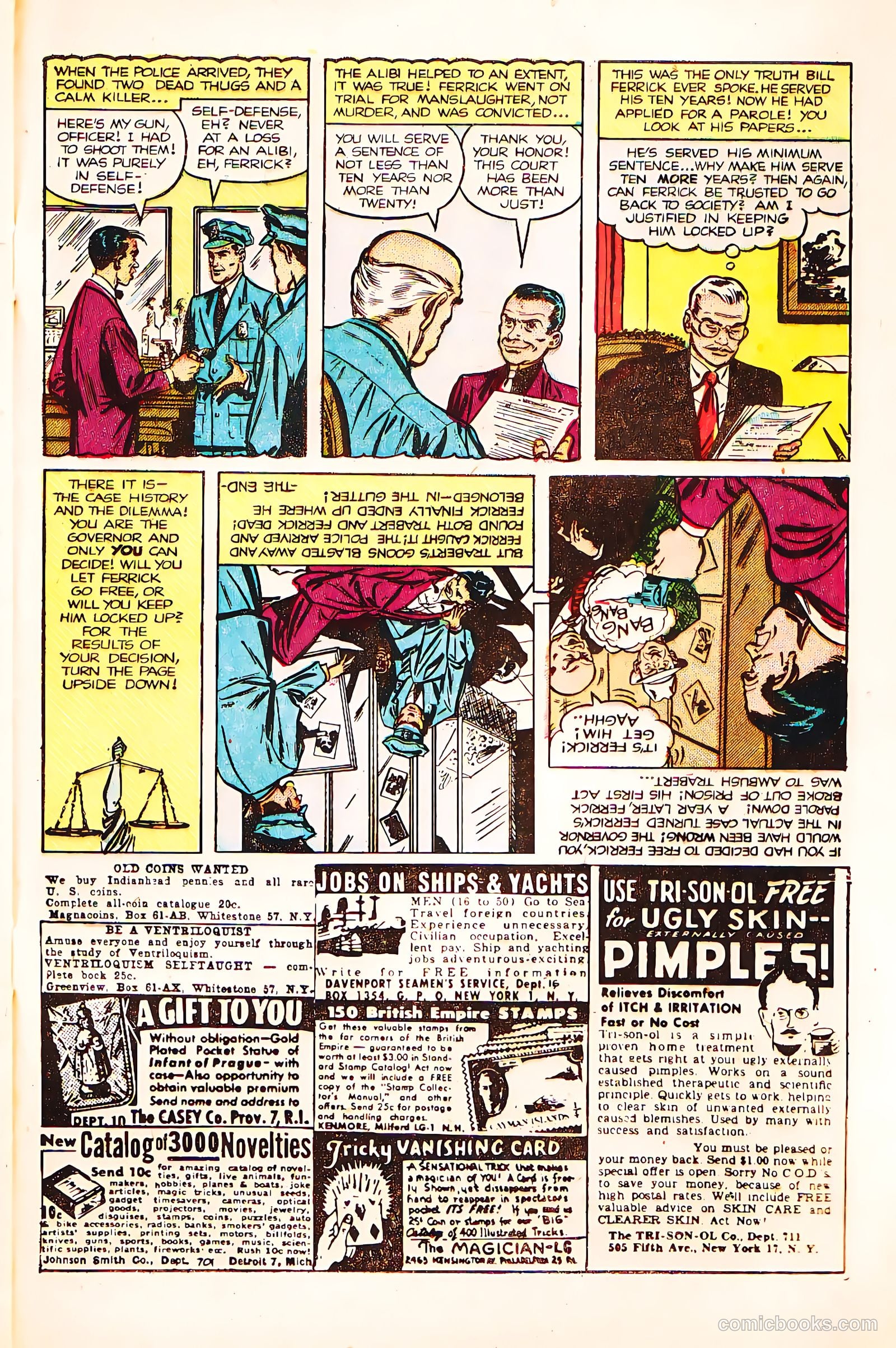 Crime Does Not Pay #132 (1954) — page 33 of 36