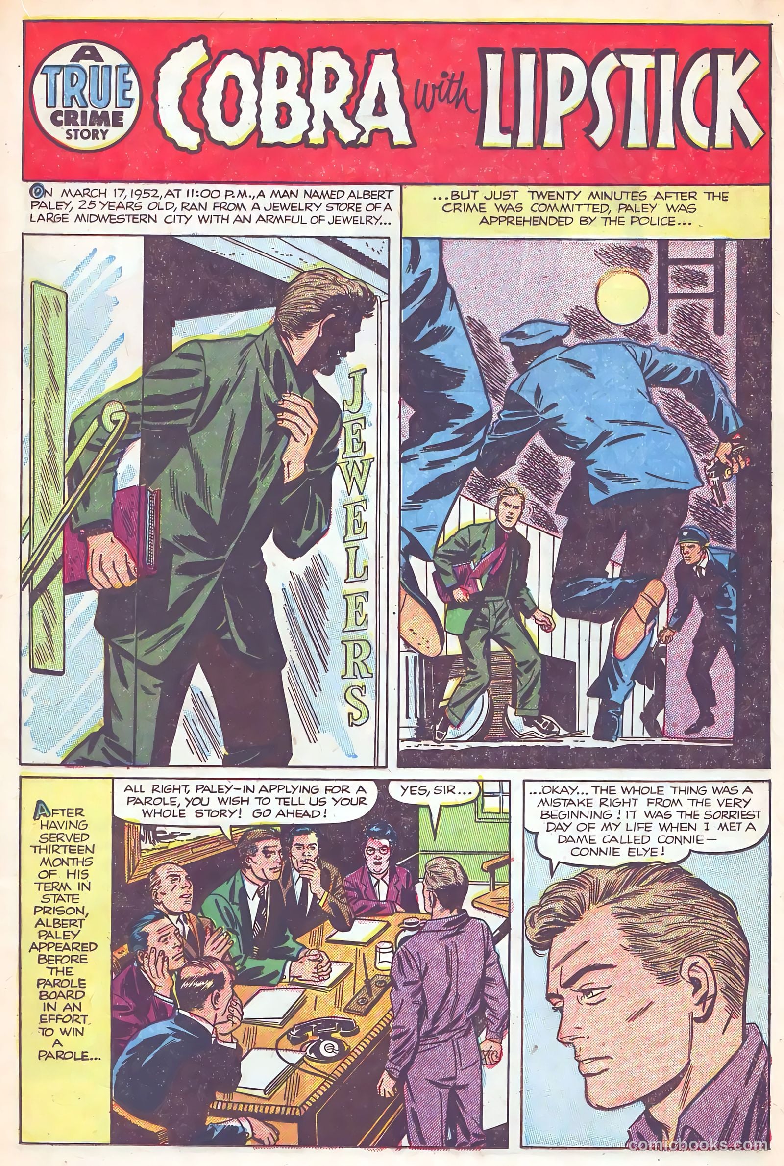 Crime Does Not Pay #133 (1954) — page 21 of 36