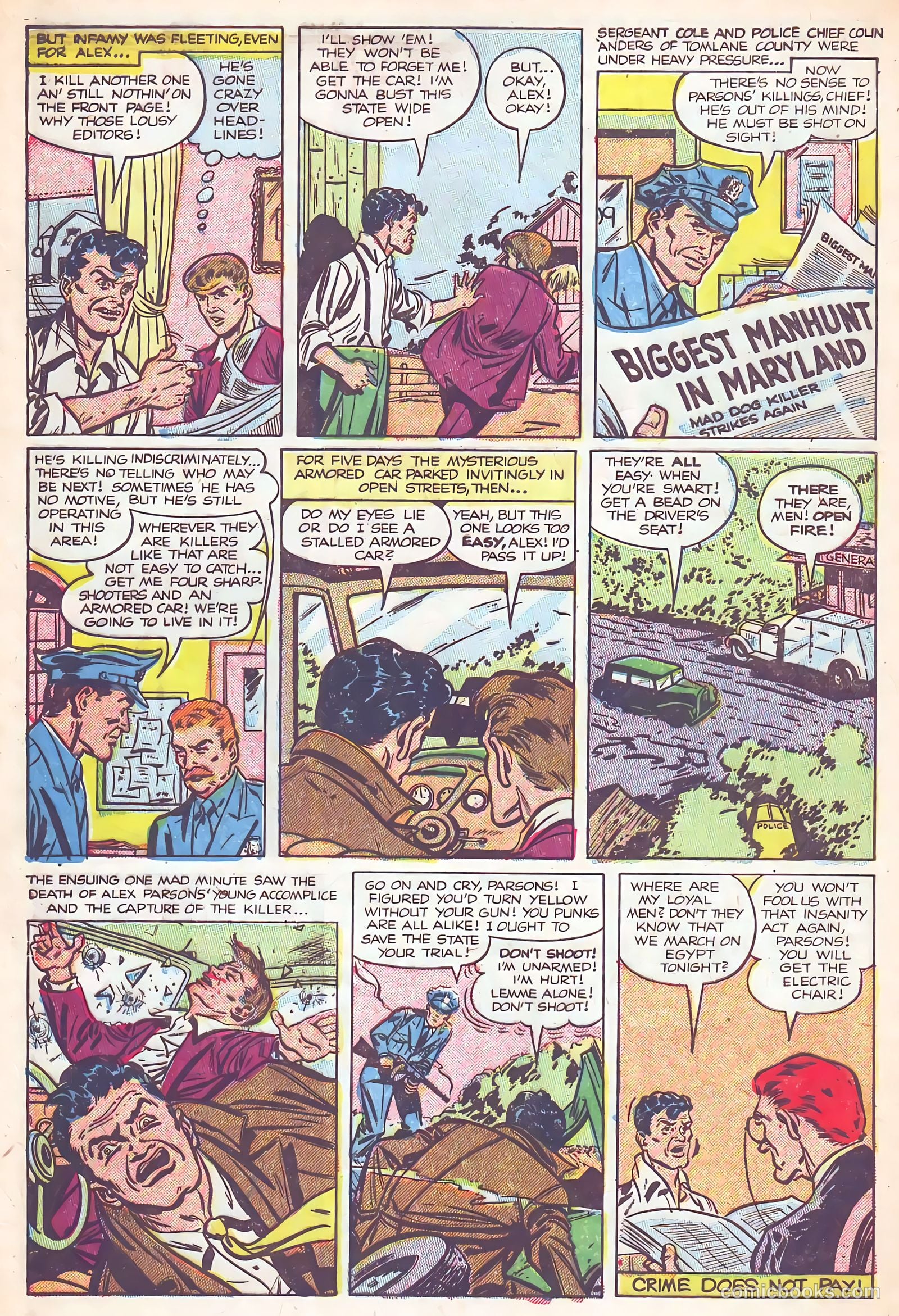 Crime Does Not Pay #133 (1954) — page 32 of 36