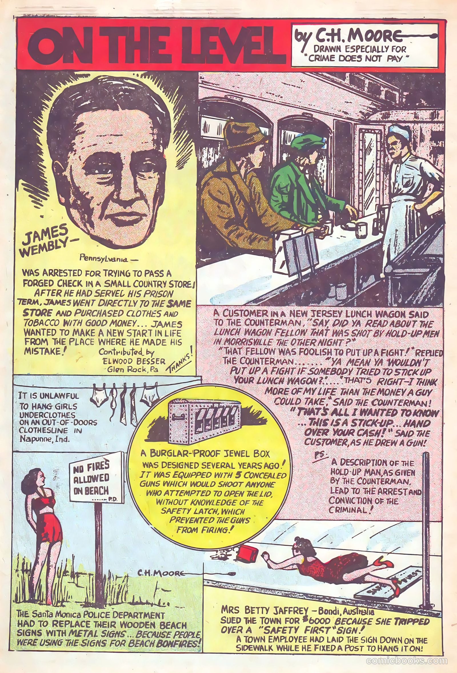 Crime Does Not Pay #133 (1954) — page 34 of 36