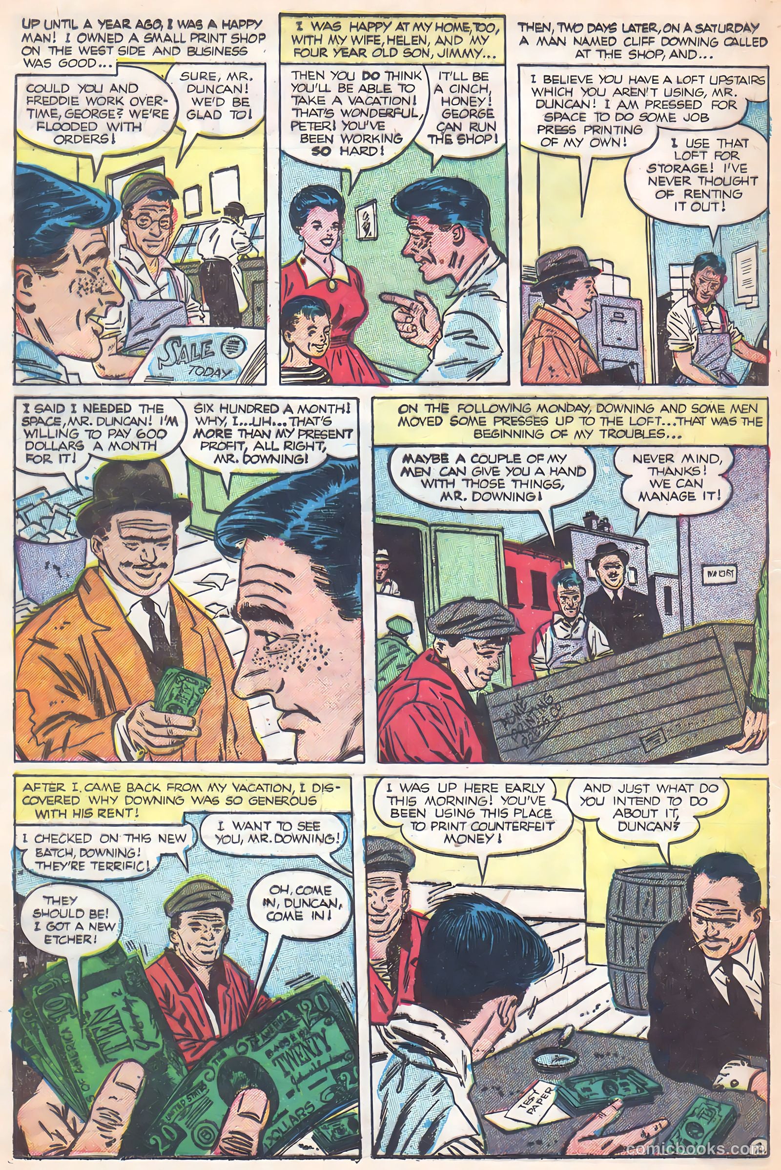 Crime Does Not Pay #134 (1954) — page 16 of 36