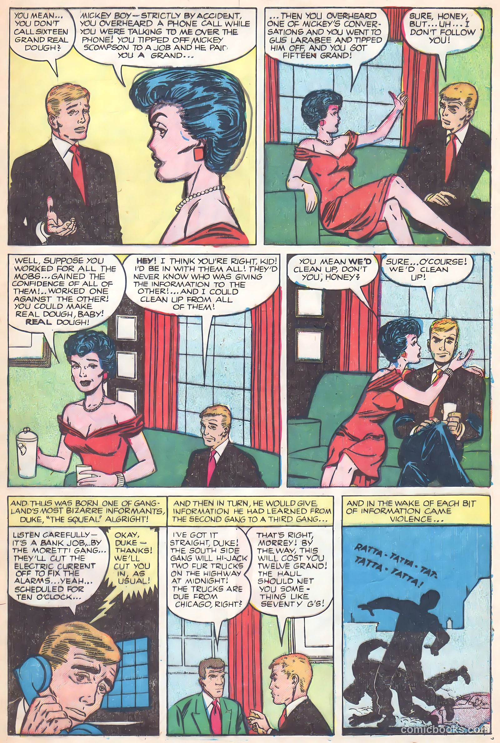 Crime Does Not Pay #134 (1954) — page 25 of 36