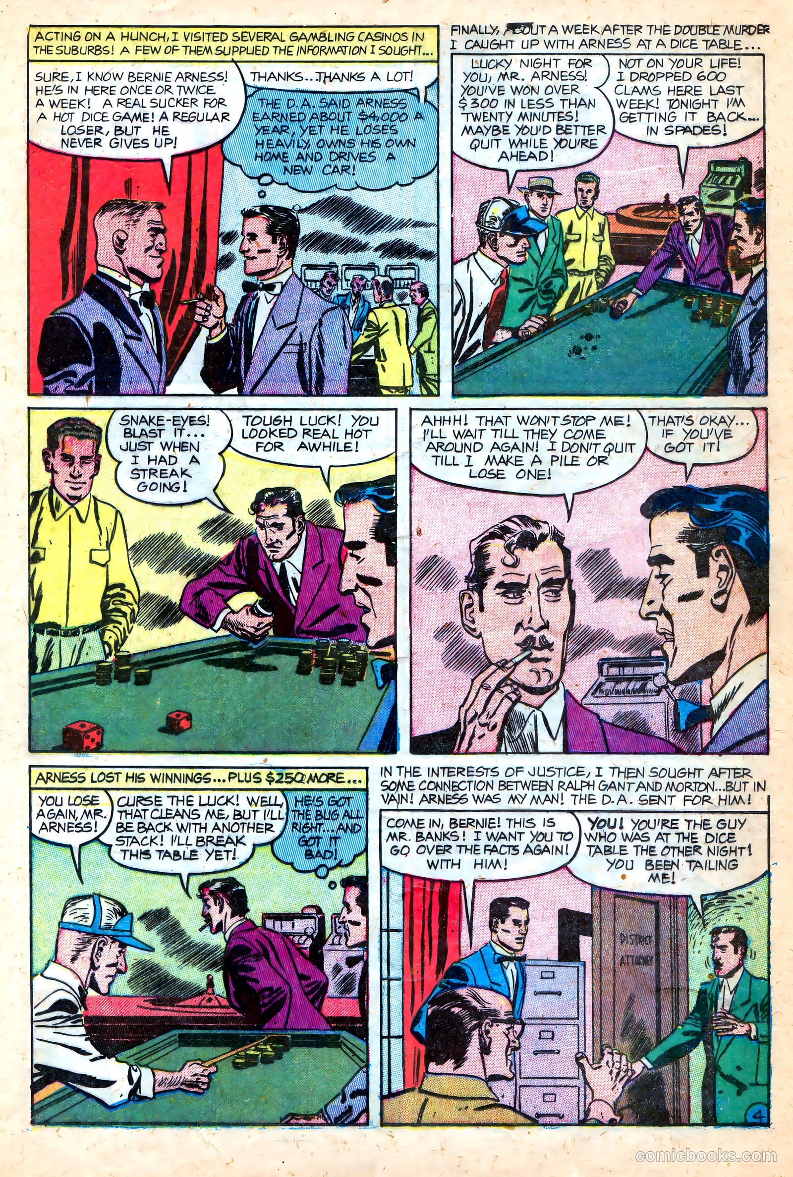 Crime Does Not Pay #147 (1955) — page 23 of 36