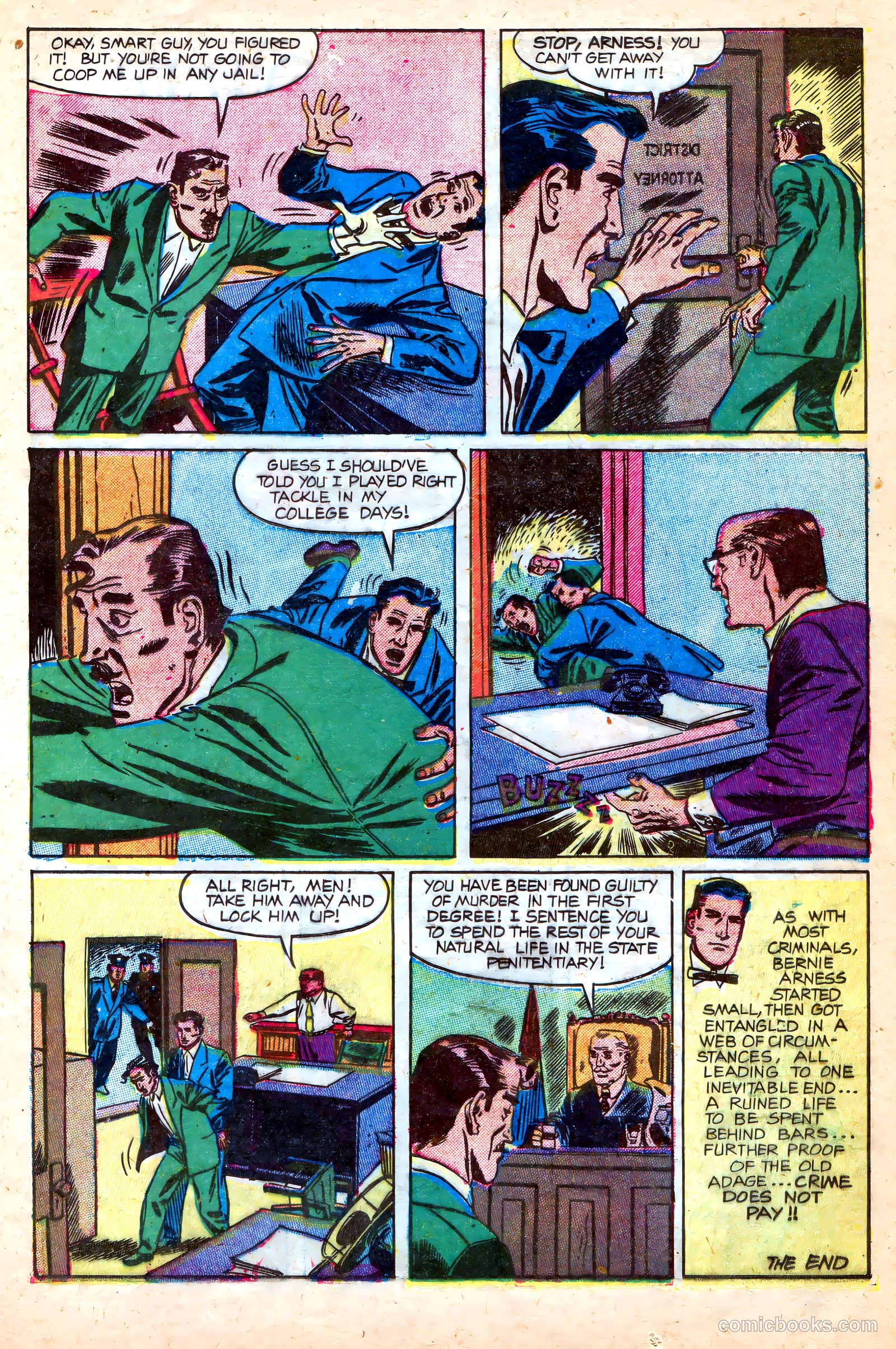 Crime Does Not Pay #147 (1955) — page 25 of 36
