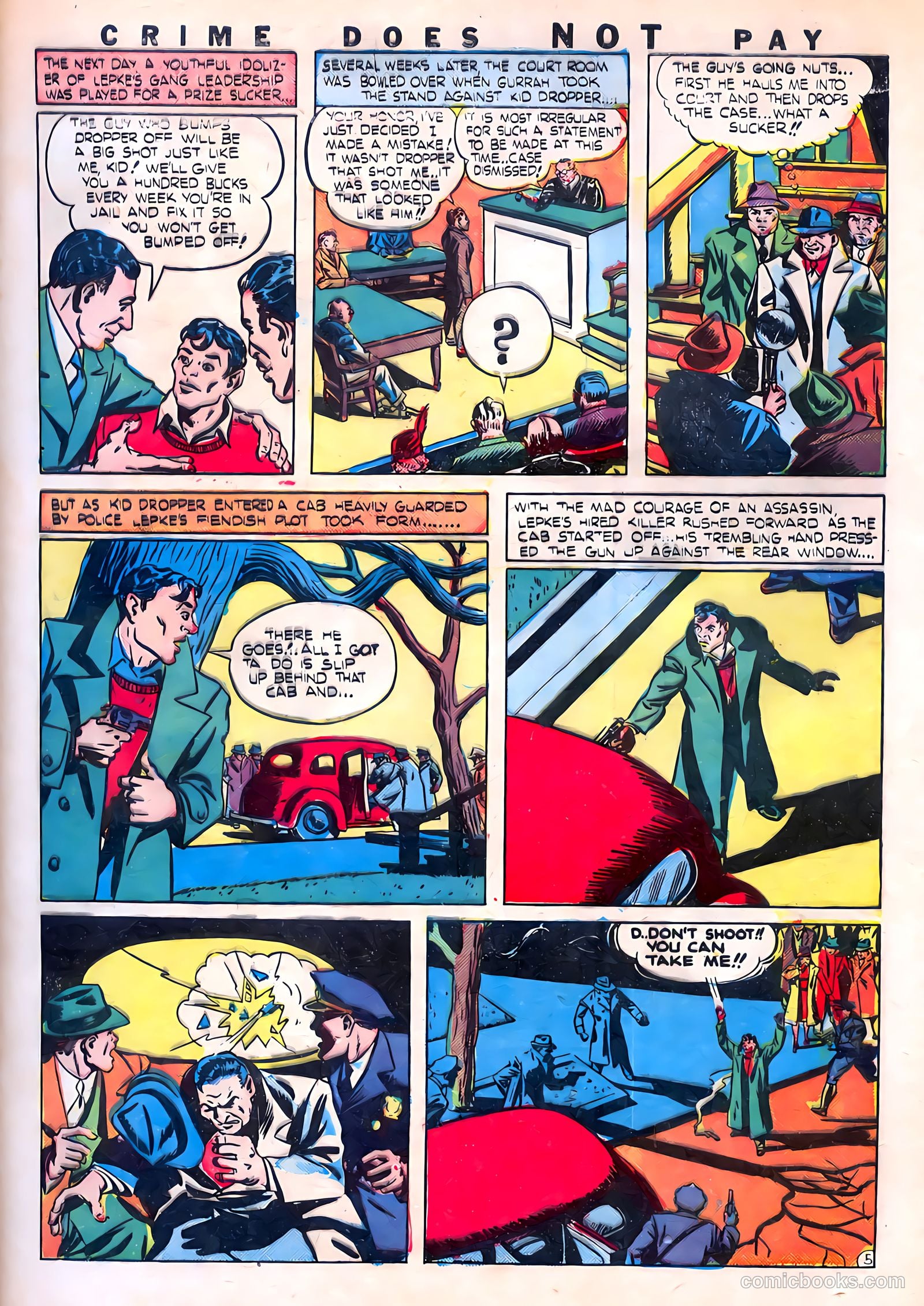 Crime Does Not Pay #22 (1942) — page 7 of 68