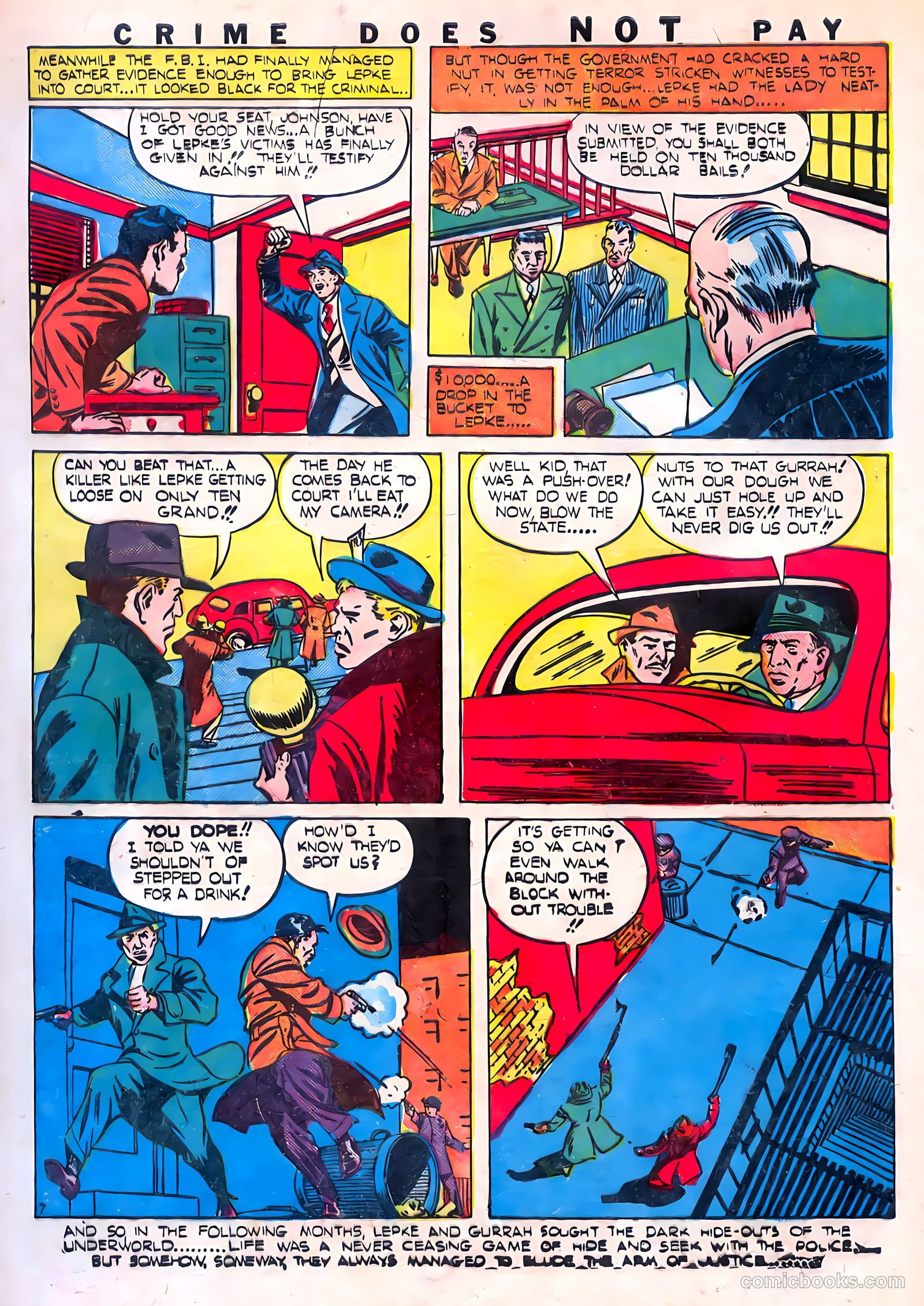 Crime Does Not Pay #22 (1942) — page 9 of 68