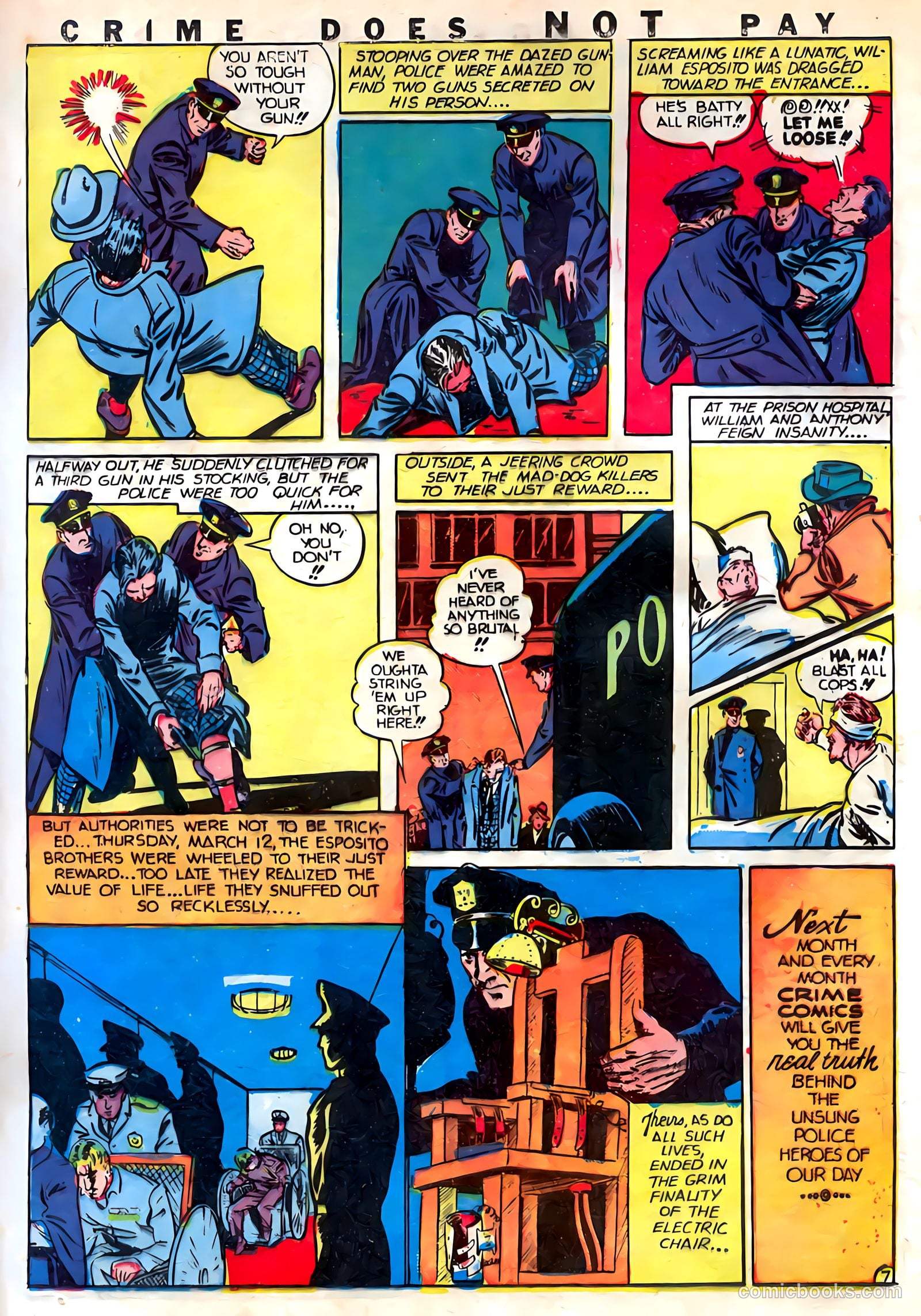 Crime Does Not Pay #22 (1942) — page 31 of 68