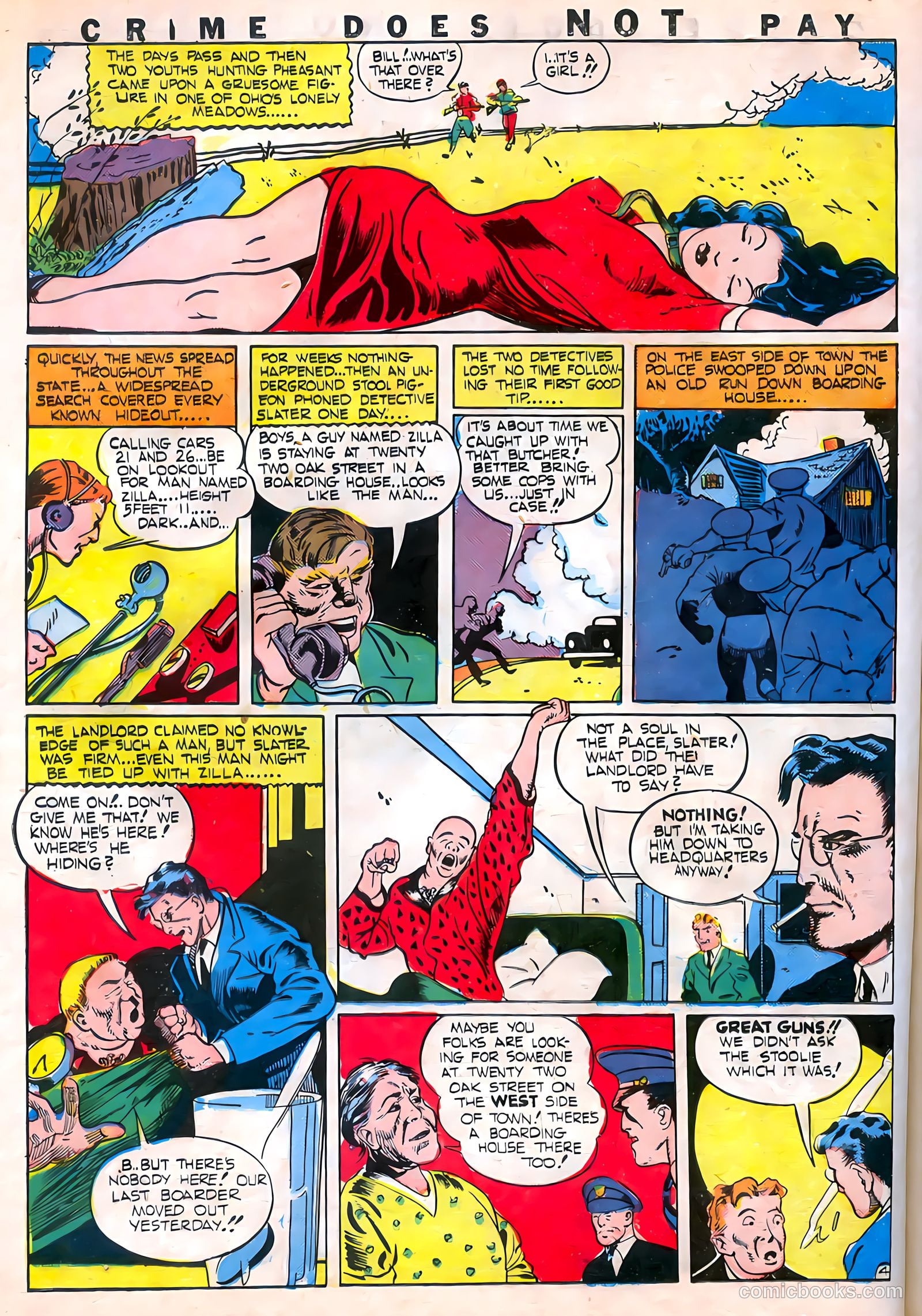 Crime Does Not Pay #22 (1942) — page 40 of 68