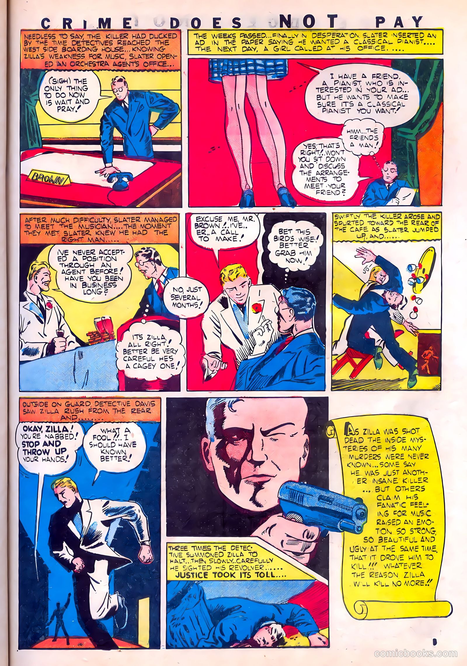 Crime Does Not Pay #22 (1942) — page 41 of 68