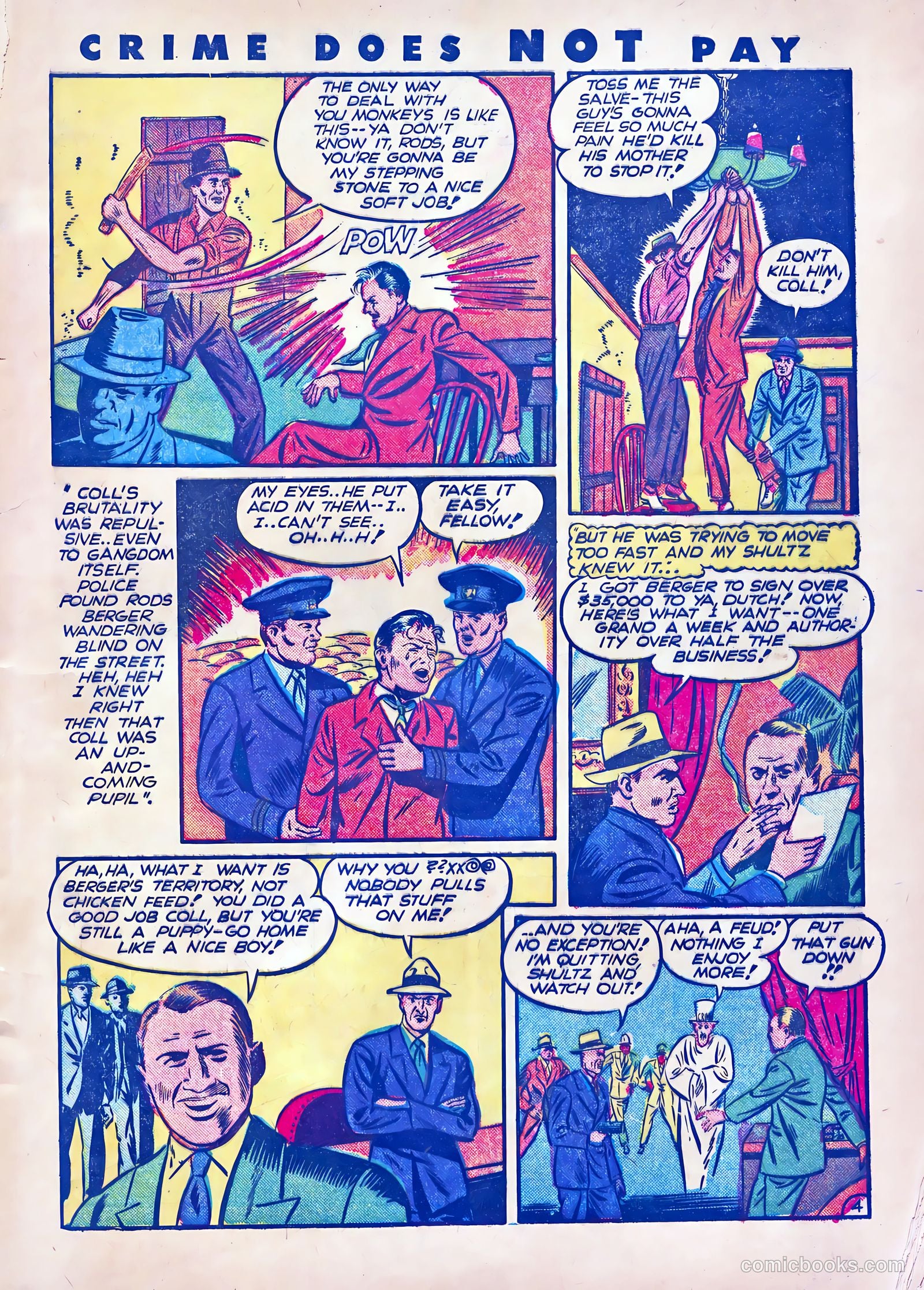 Crime Does Not Pay #25 (1943) — page 7 of 68
