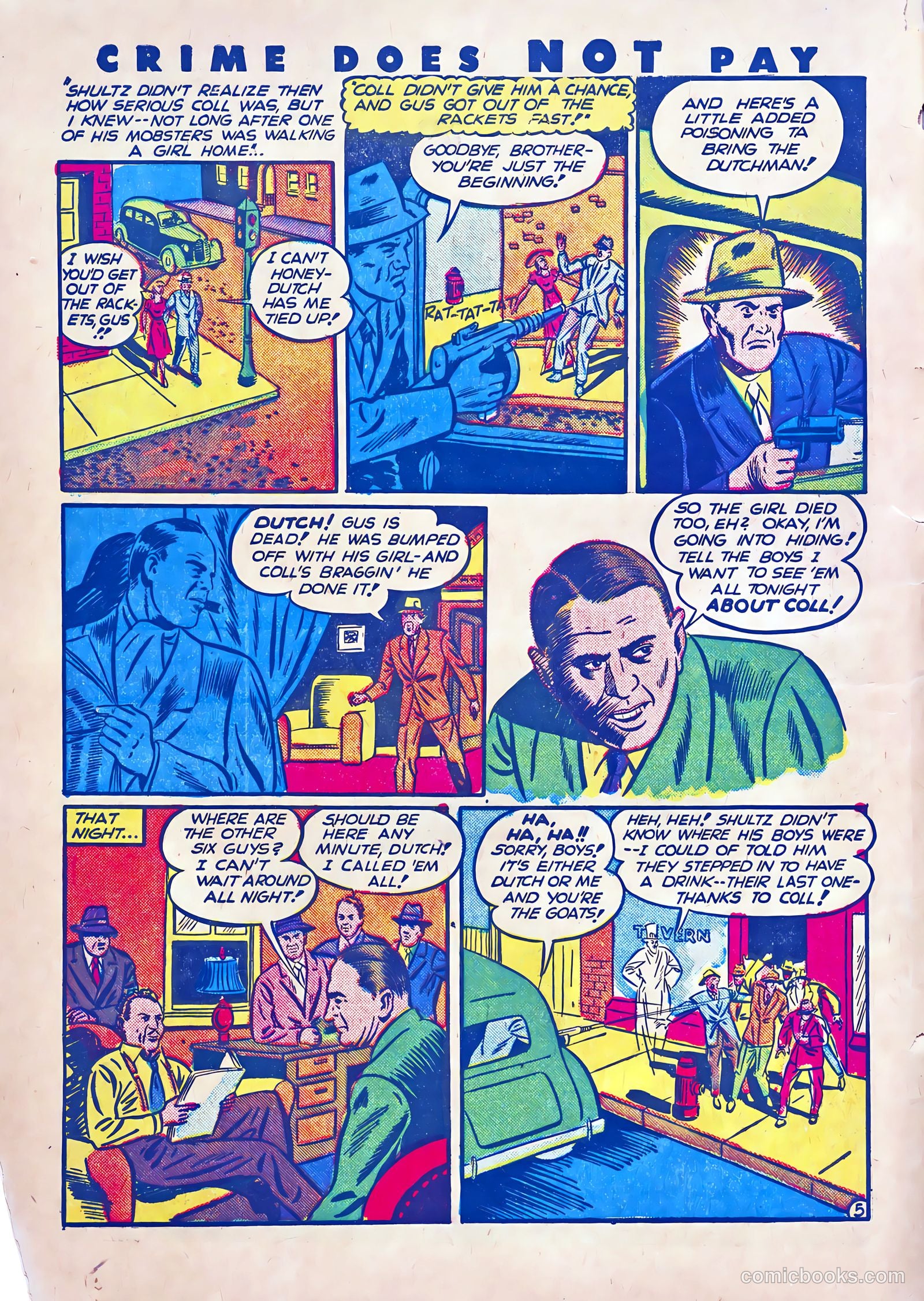 Crime Does Not Pay #25 (1943) — page 8 of 68