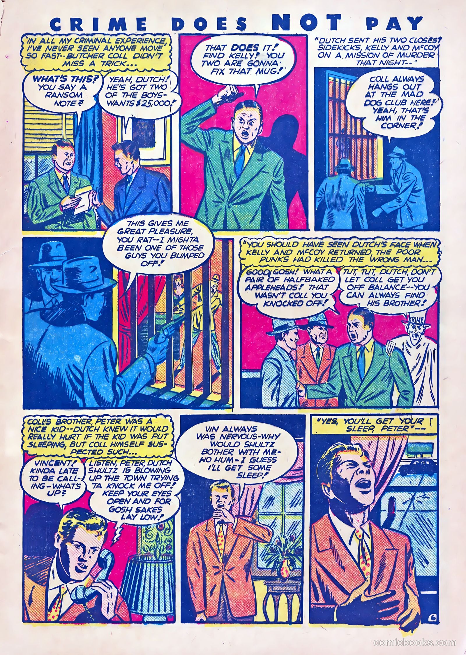 Crime Does Not Pay #25 (1943) — page 9 of 68