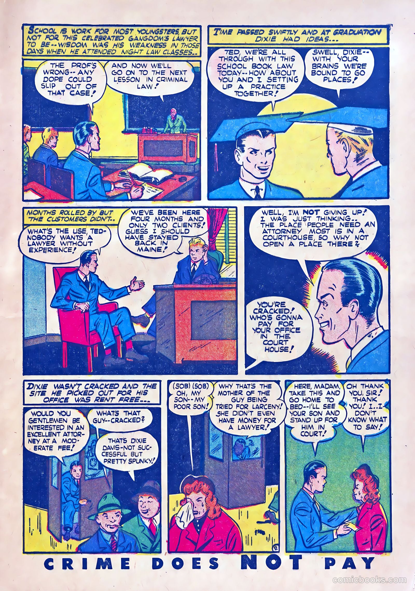 Crime Does Not Pay #25 (1943) — page 17 of 68