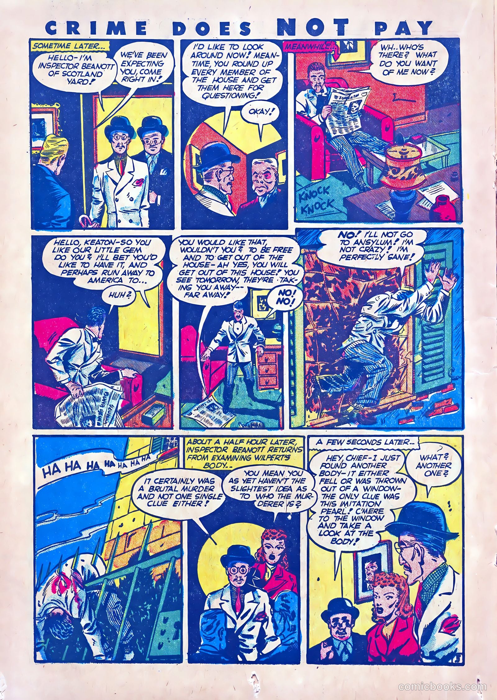 Crime Does Not Pay #25 (1943) — page 34 of 68