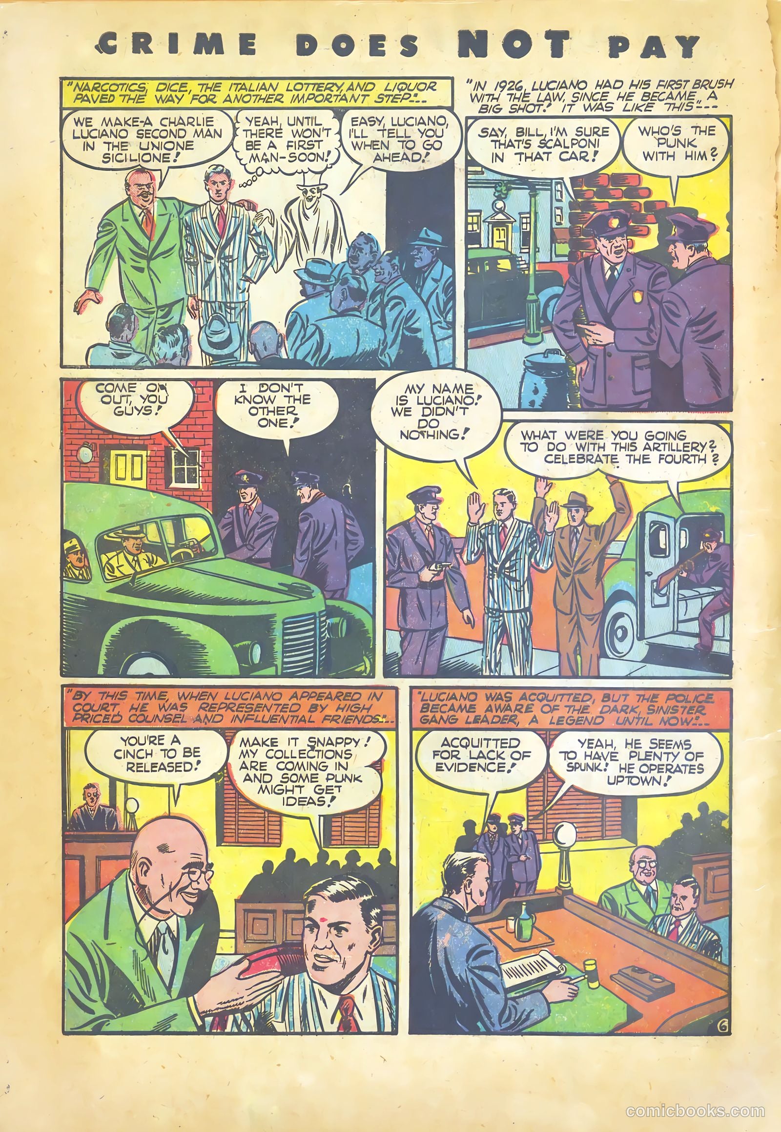 Crime Does Not Pay #26 (1943) — page 10 of 68