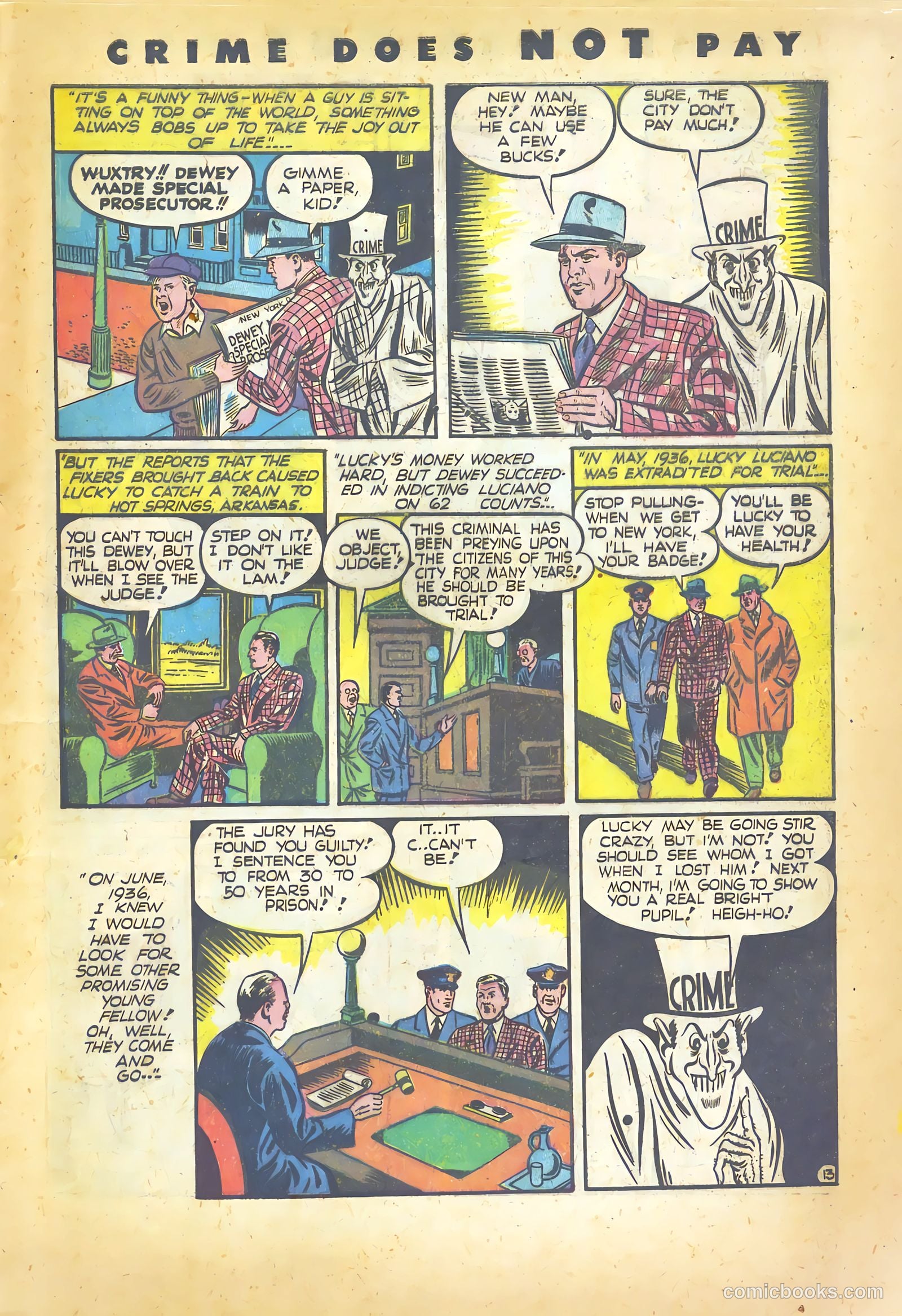 Crime Does Not Pay #26 (1943) — page 17 of 68