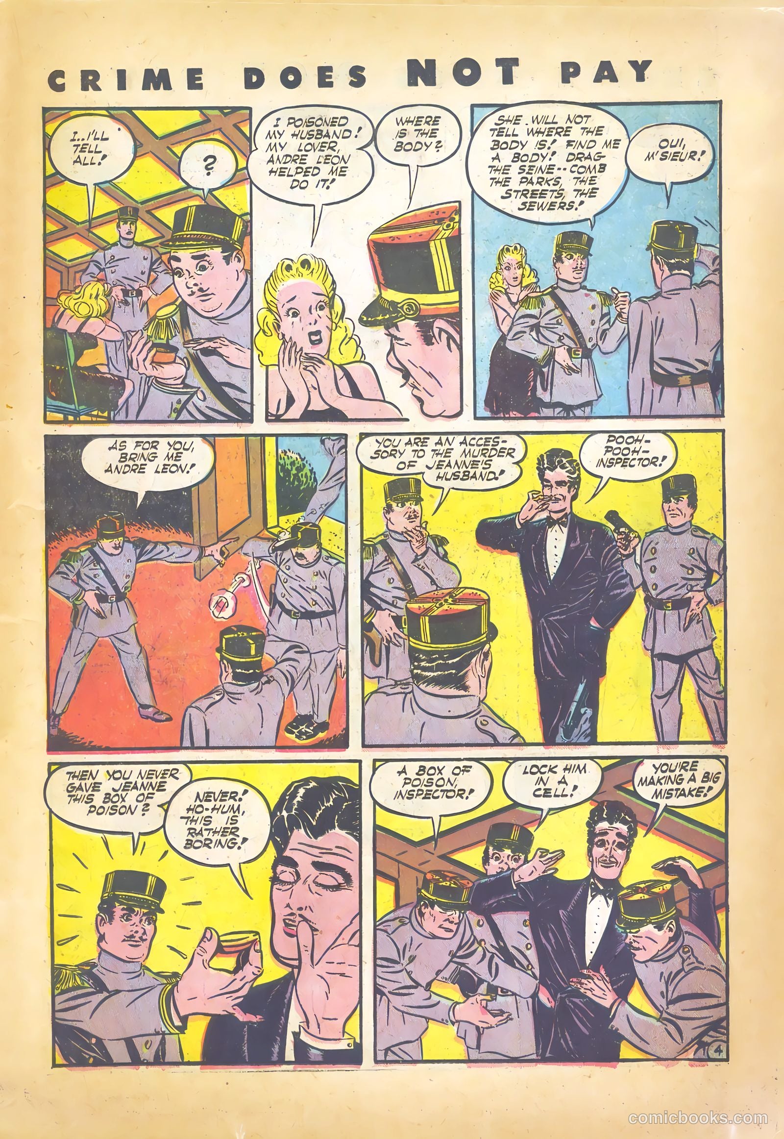 Crime Does Not Pay #26 (1943) — page 21 of 68