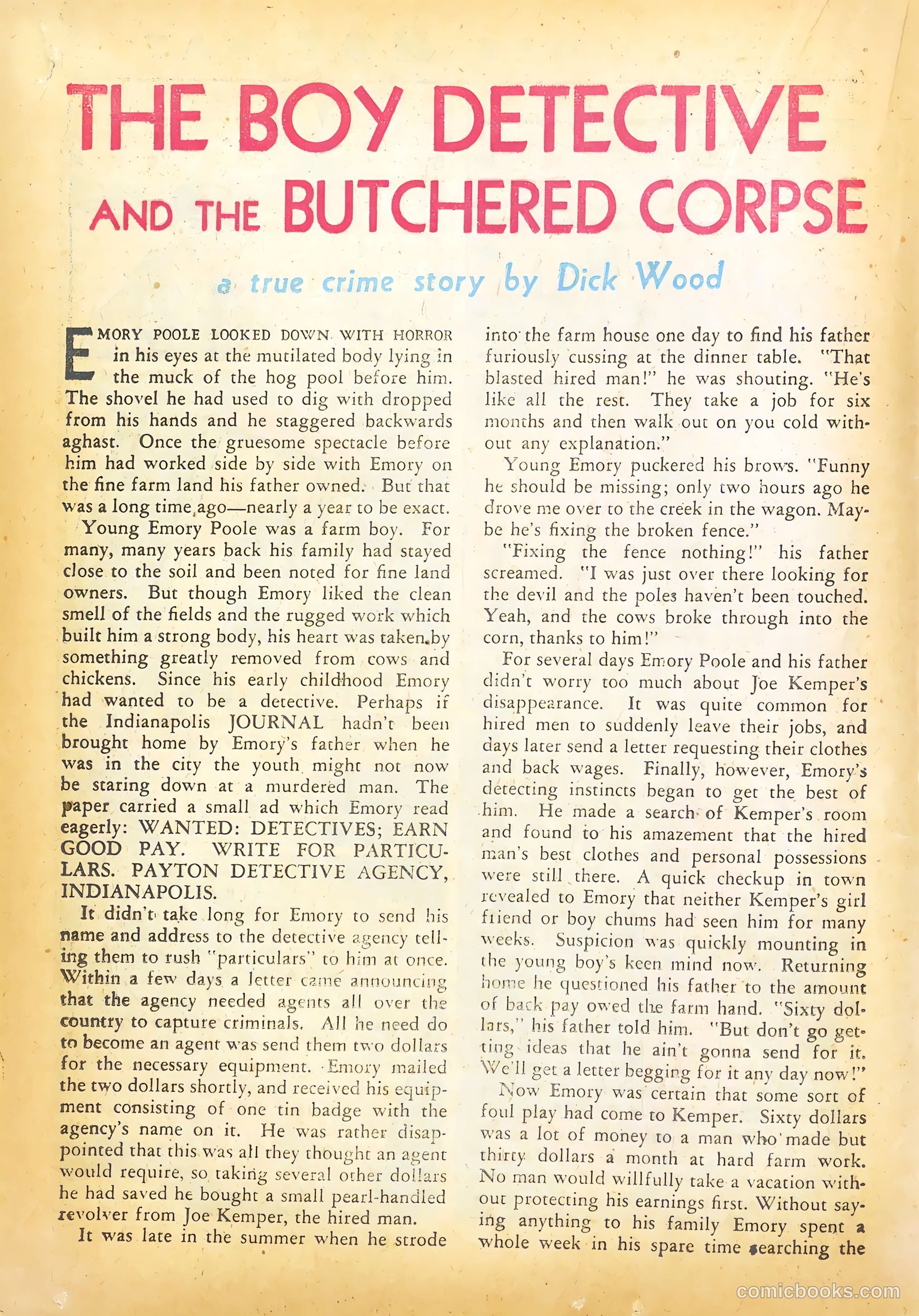 Crime Does Not Pay #26 (1943) — page 32 of 68