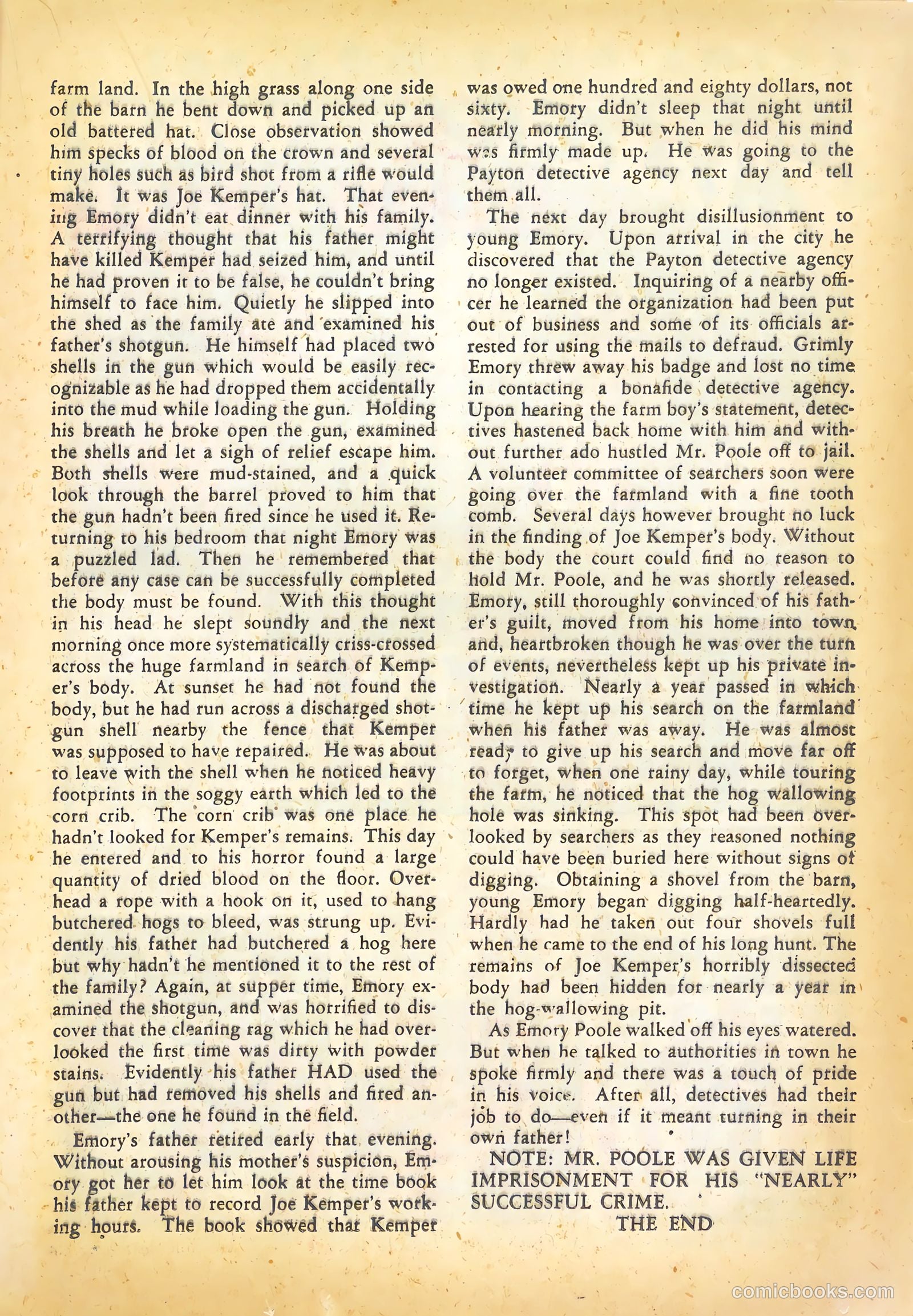 Crime Does Not Pay #26 (1943) — page 33 of 68