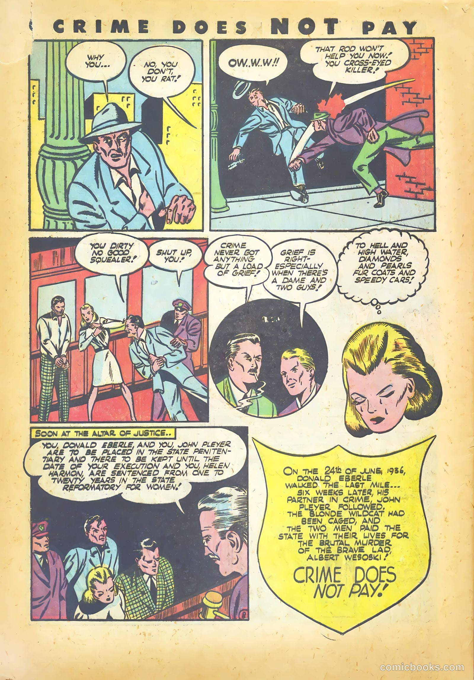 Crime Does Not Pay #26 (1943) — page 54 of 68