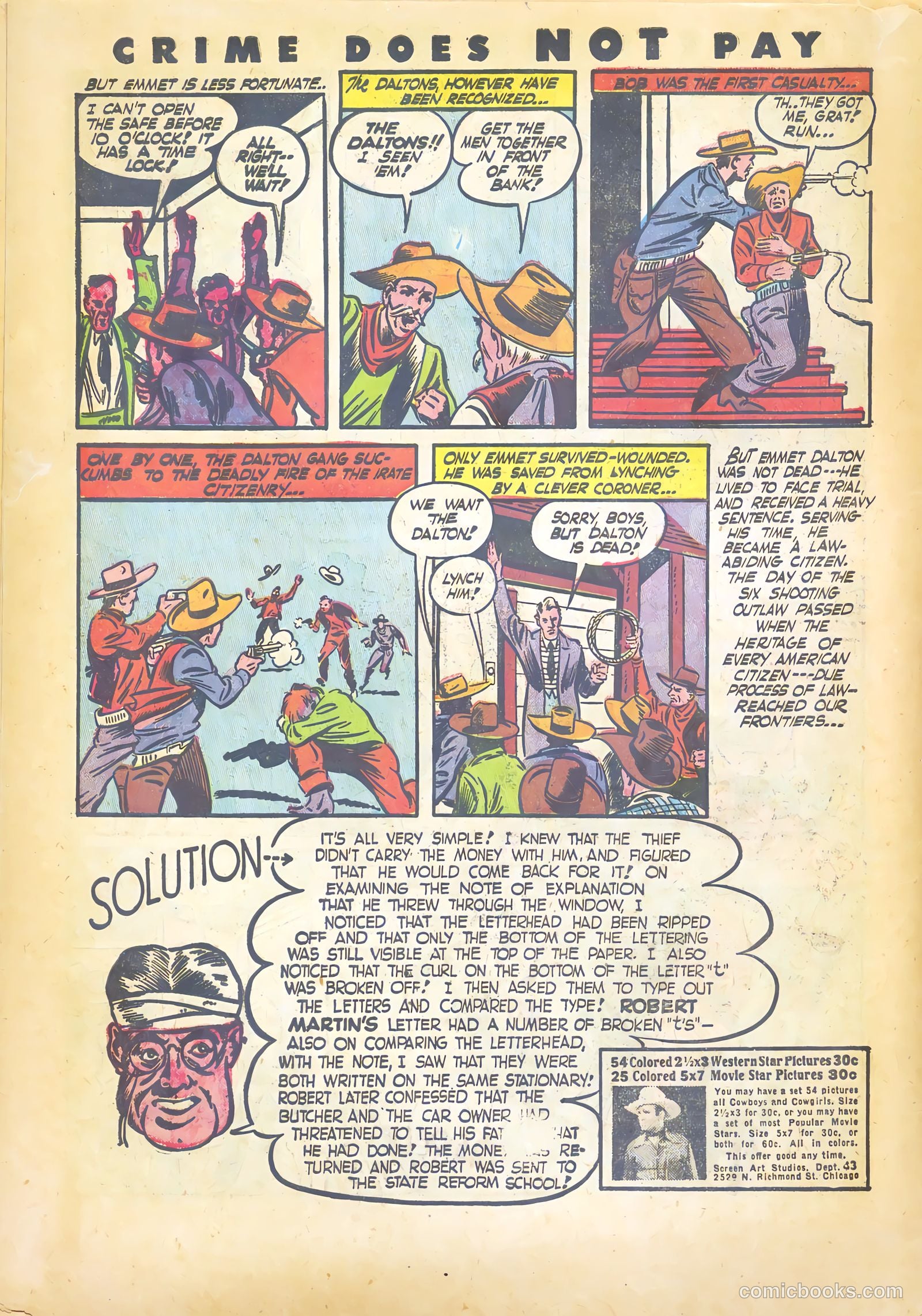 Crime Does Not Pay #26 (1943) — page 64 of 68