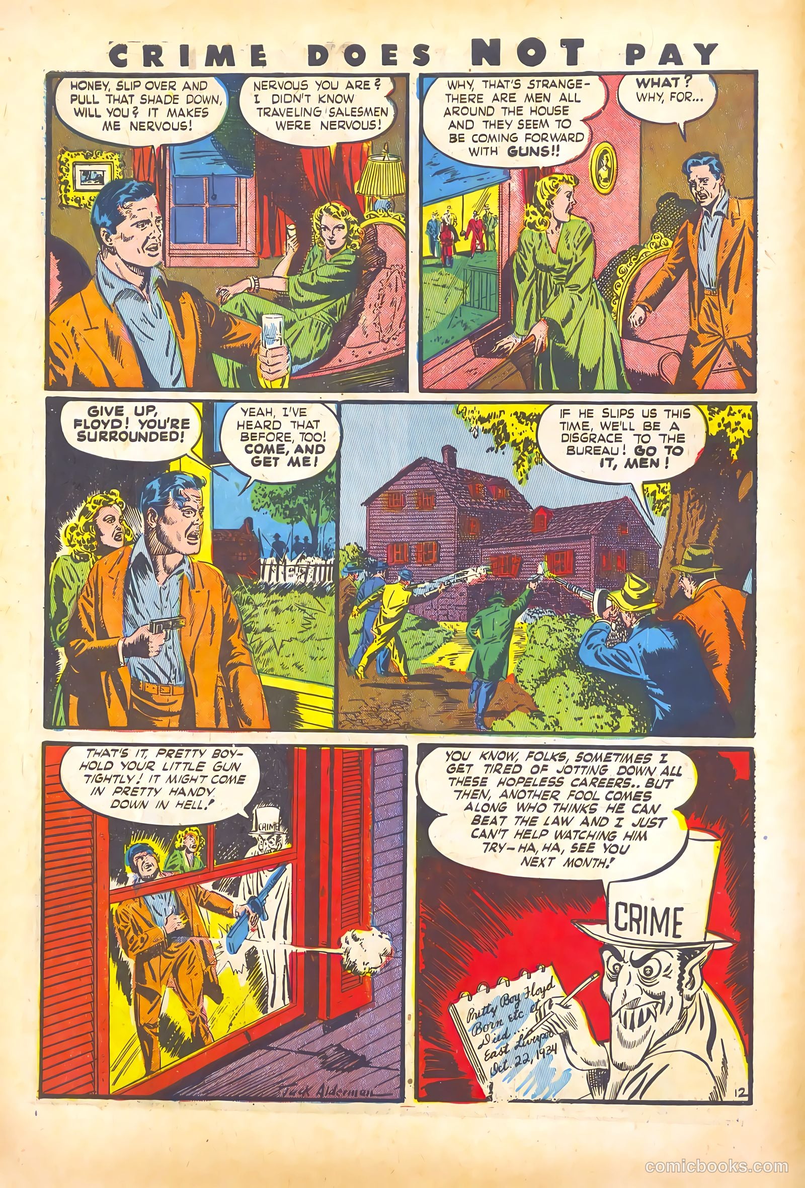 Crime Does Not Pay #27 (1943) — page 16 of 68