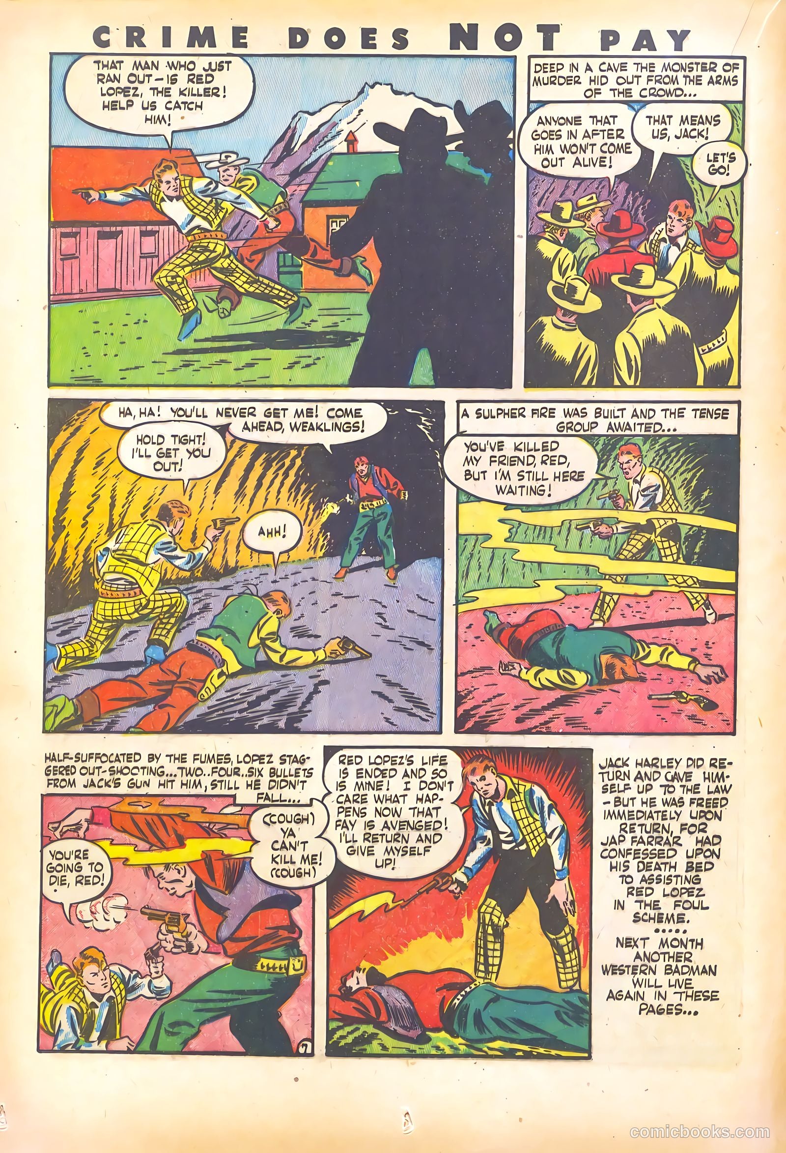 Crime Does Not Pay #27 (1943) — page 30 of 68