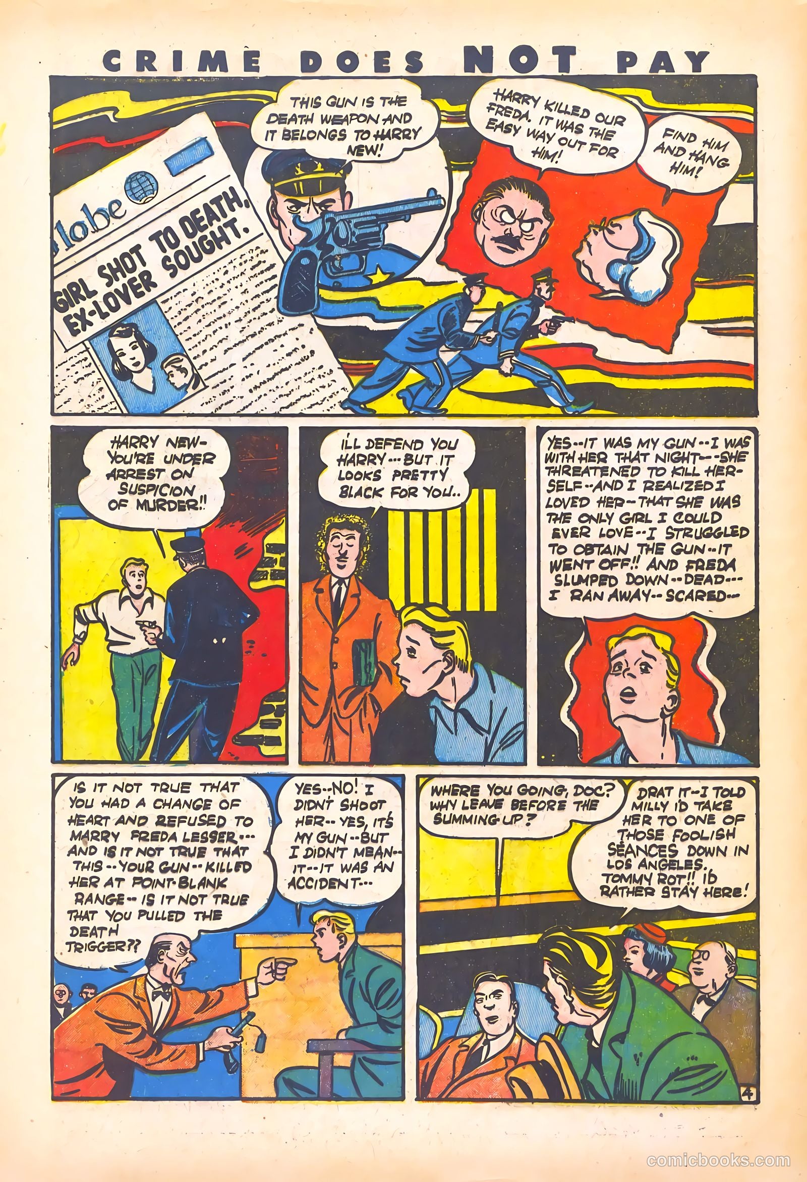 Crime Does Not Pay #27 (1943) — page 60 of 68