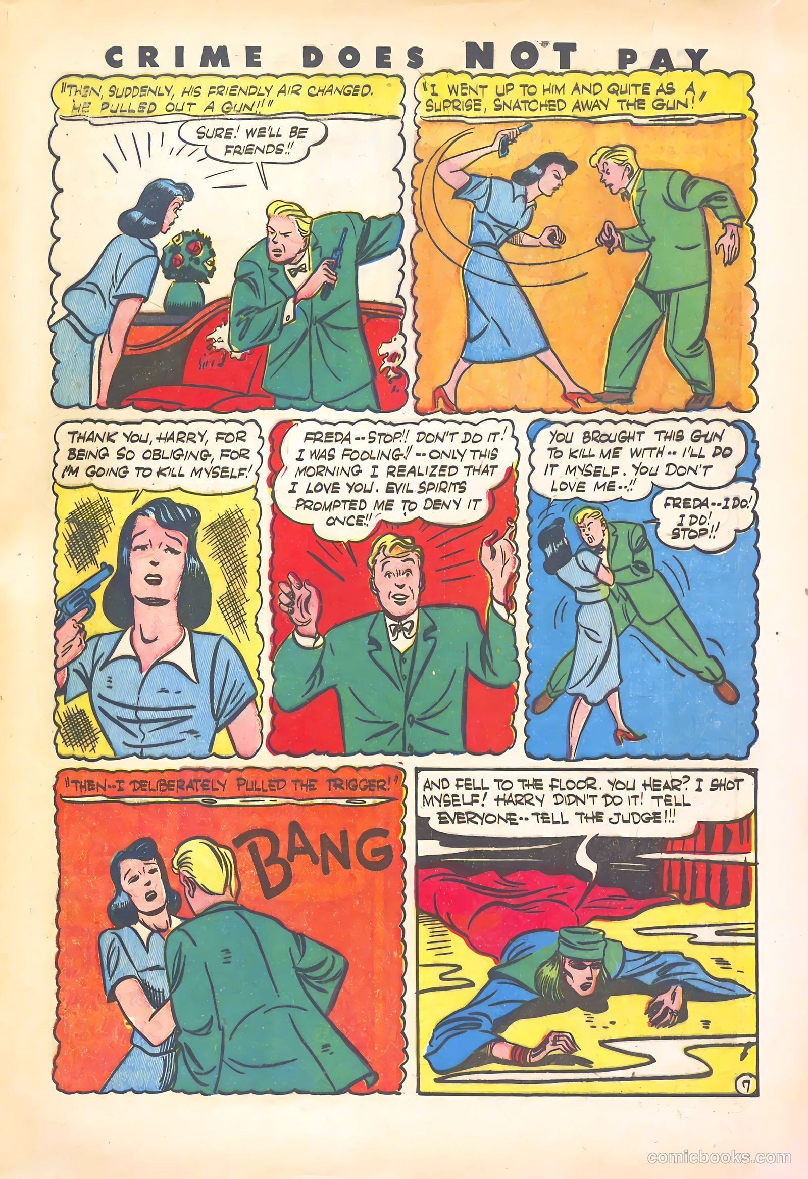 Crime Does Not Pay #27 (1943) — page 63 of 68