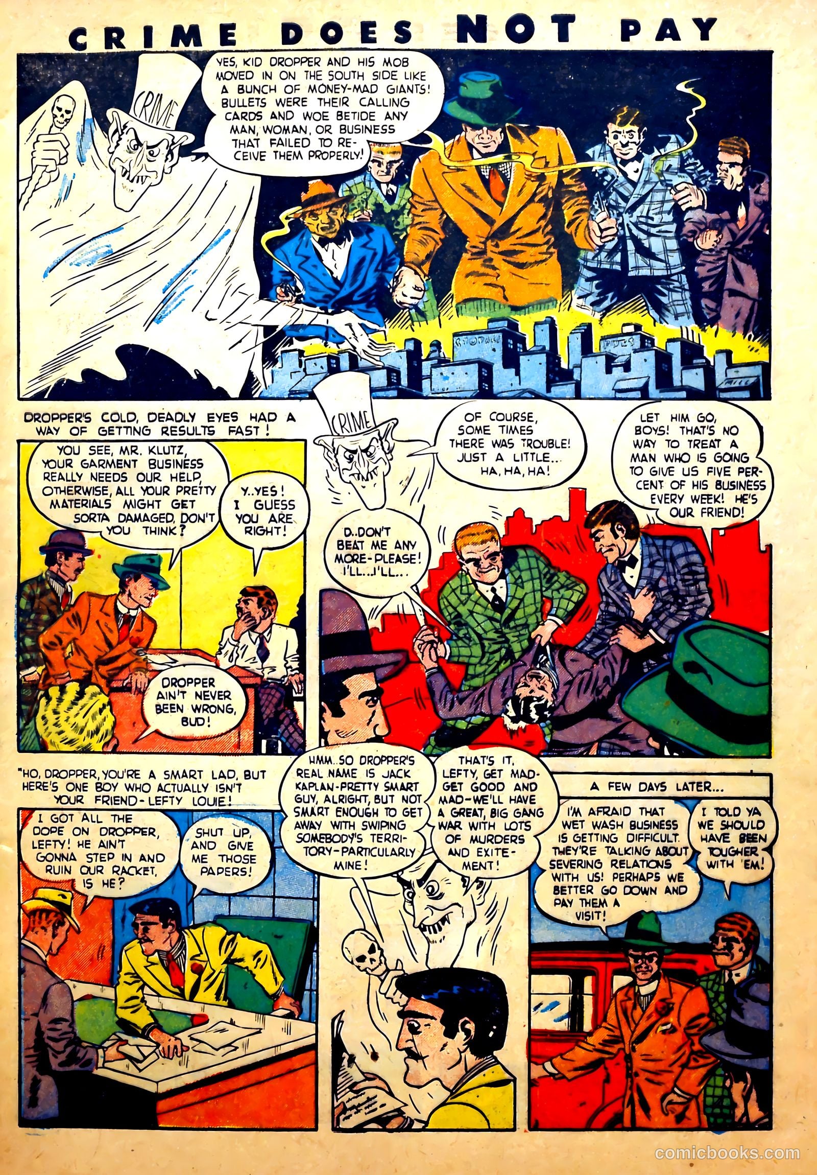 Crime Does Not Pay #28 (1943) — page 7 of 60