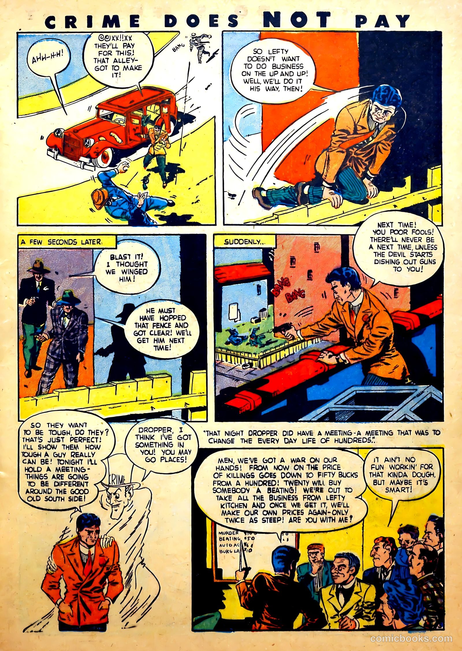 Crime Does Not Pay #28 (1943) — page 9 of 60