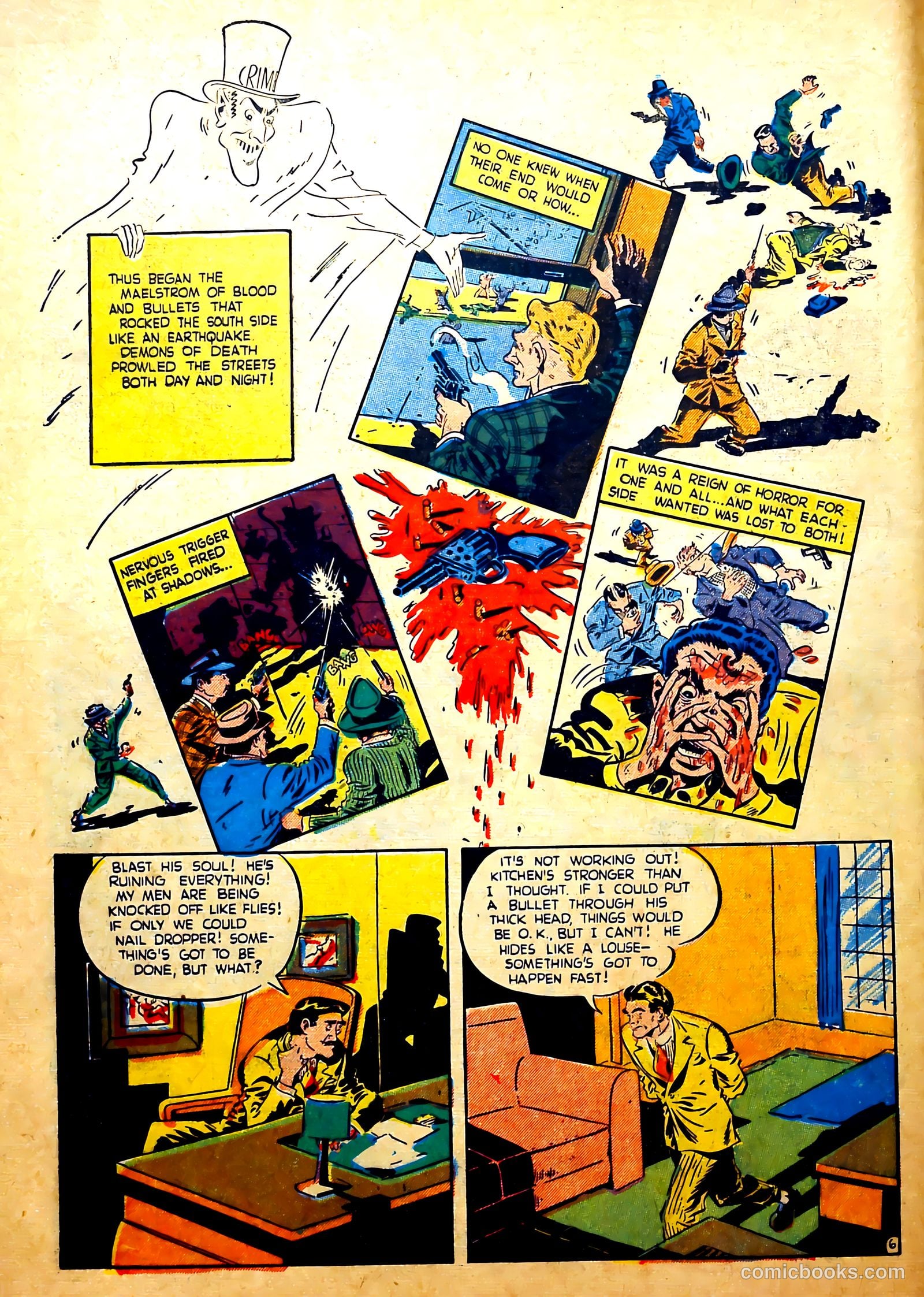 Crime Does Not Pay #28 (1943) — page 10 of 60