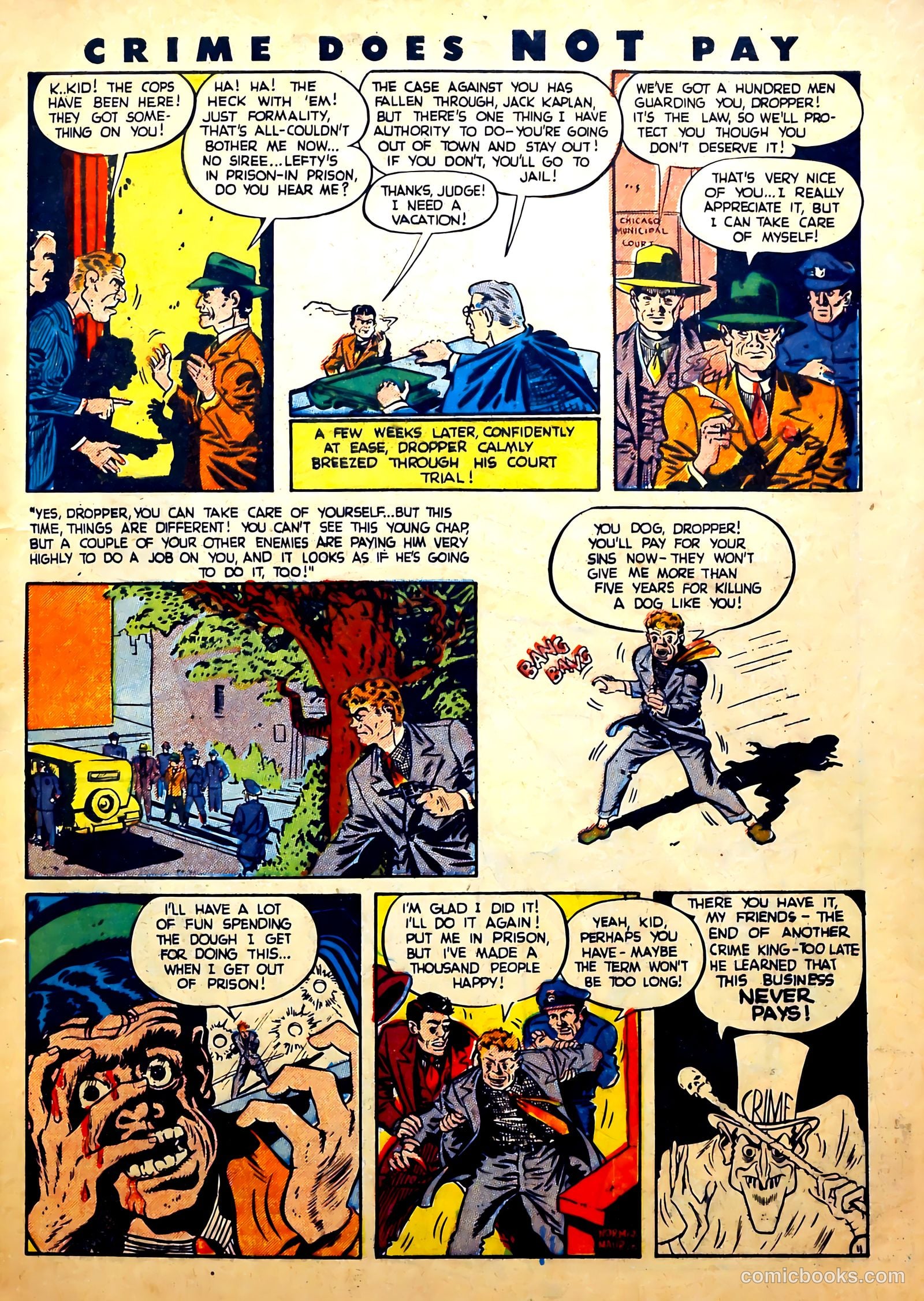 Crime Does Not Pay #28 (1943) — page 15 of 60