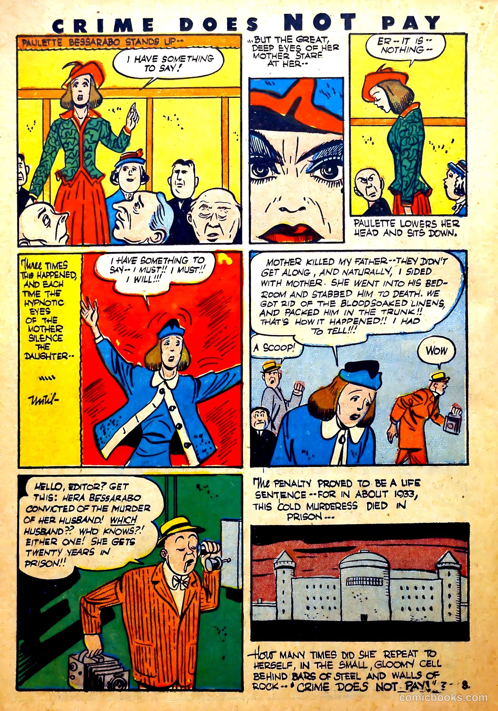 Crime Does Not Pay #28 (1943) — page 32 of 60